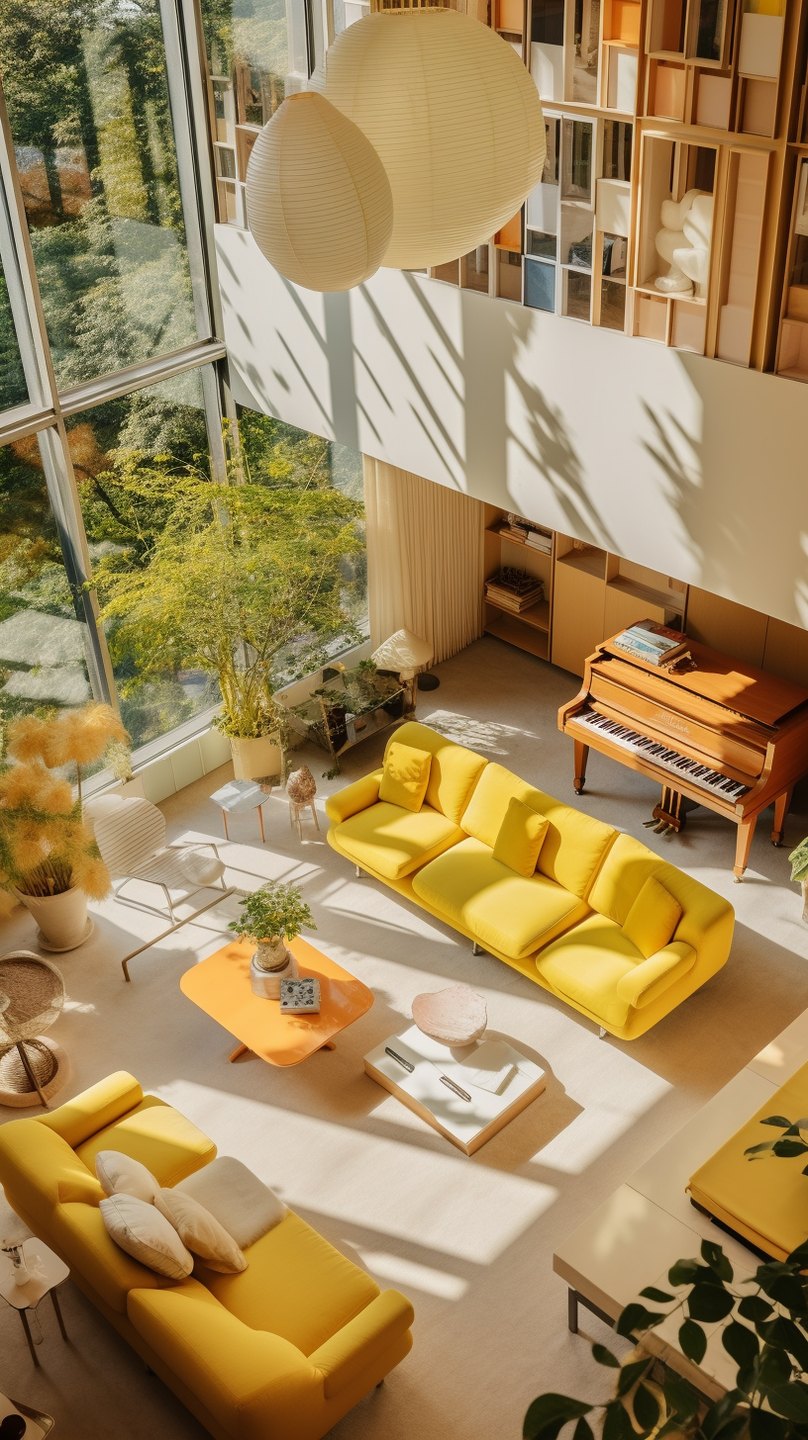 Step into a realm of unparalleled comfort and aesthetic finesse with a mesmerizing collection of living rooms meticulously curated by the visionary Cristina La Porta Studio, in collaboration with the innovative capabilities of artificial intelligence.