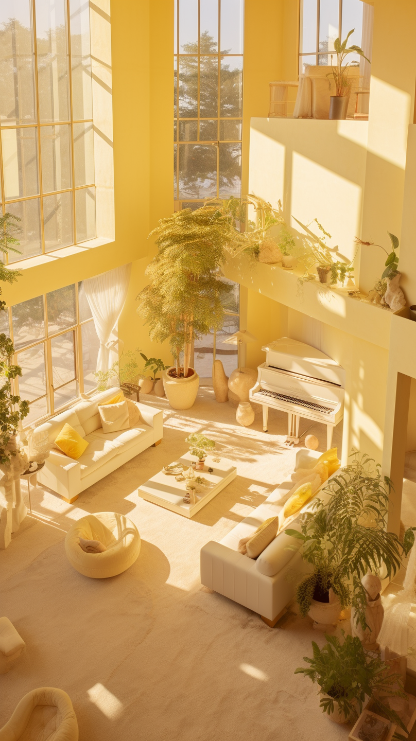 Step into a realm of unparalleled comfort and aesthetic finesse with a mesmerizing collection of living rooms meticulously curated by the visionary Cristina La Porta Studio, in collaboration with the innovative capabilities of artificial intelligence.