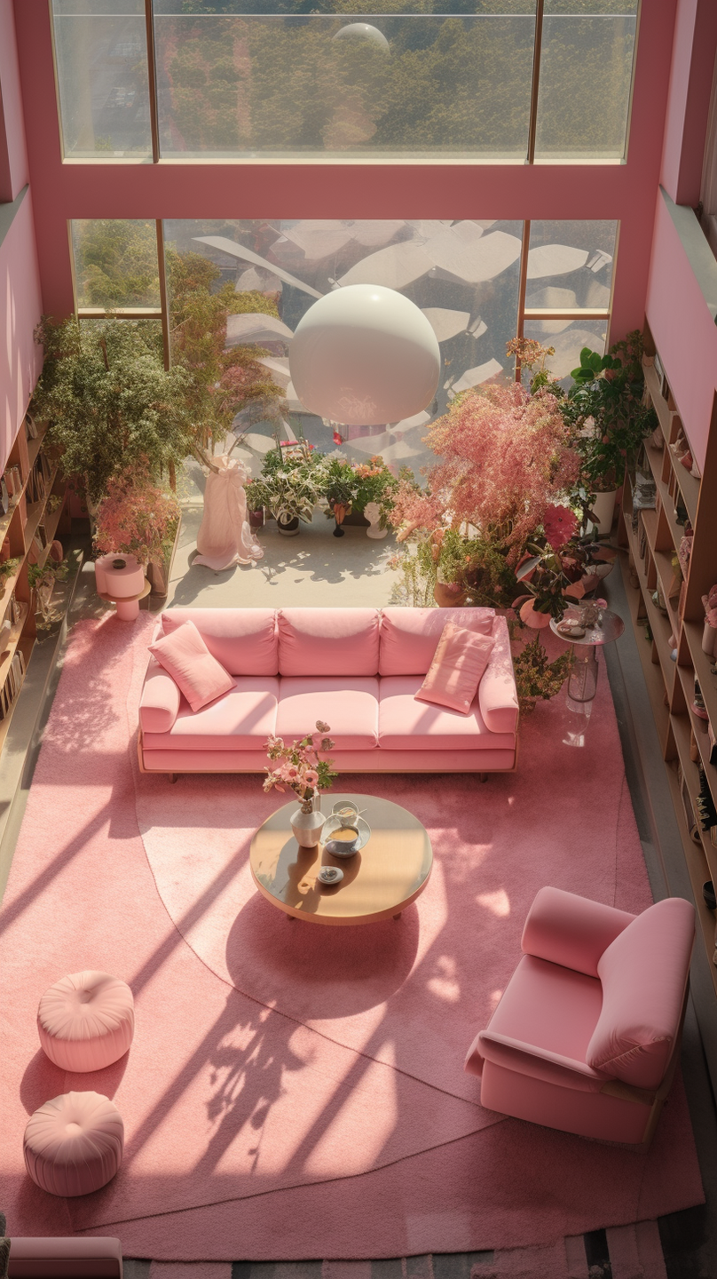 Step into a realm of unparalleled comfort and aesthetic finesse with a mesmerizing collection of living rooms meticulously curated by the visionary Cristina La Porta Studio, in collaboration with the innovative capabilities of artificial intelligence.