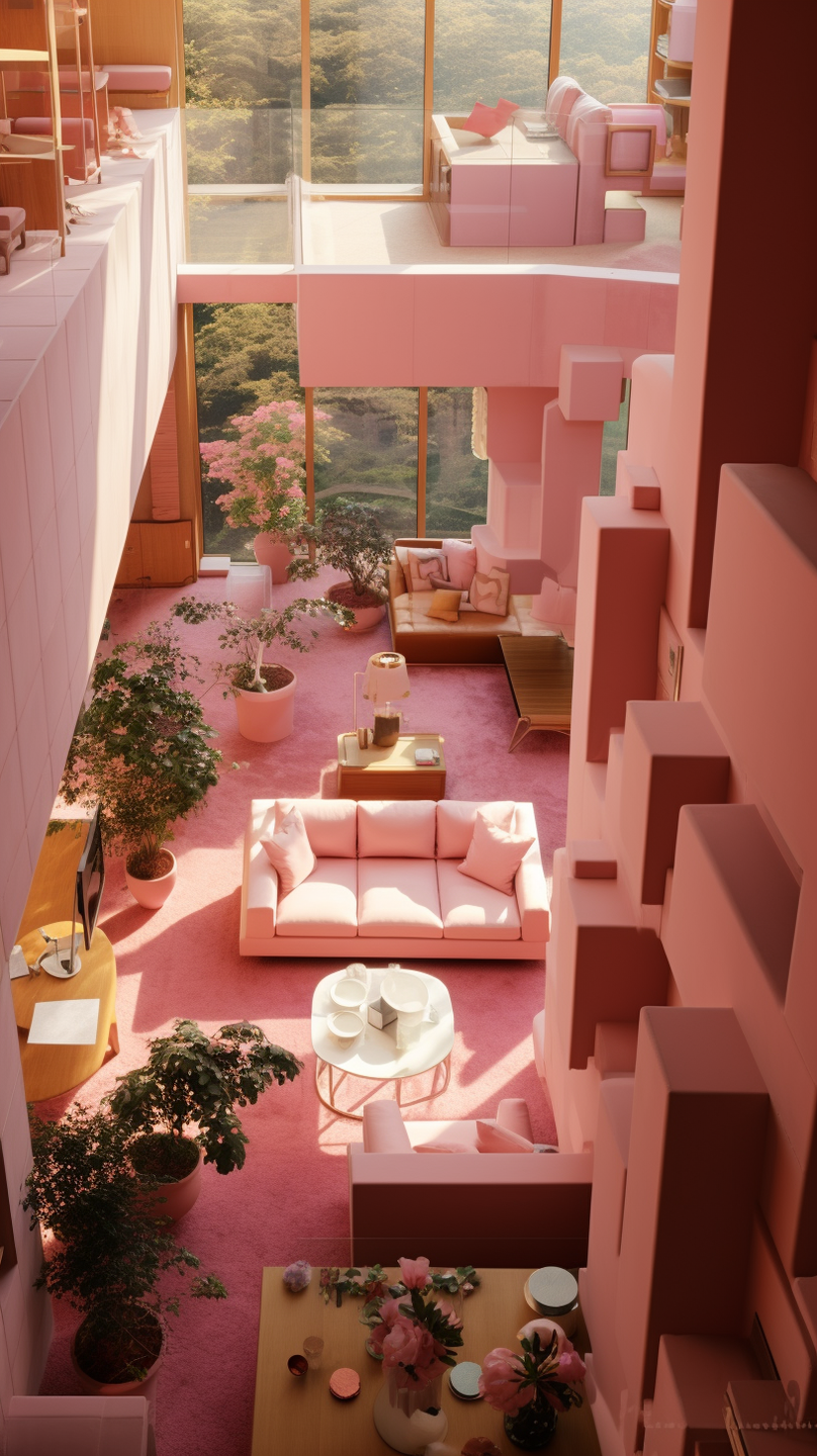Step into a realm of unparalleled comfort and aesthetic finesse with a mesmerizing collection of living rooms meticulously curated by the visionary Cristina La Porta Studio, in collaboration with the innovative capabilities of artificial intelligence.