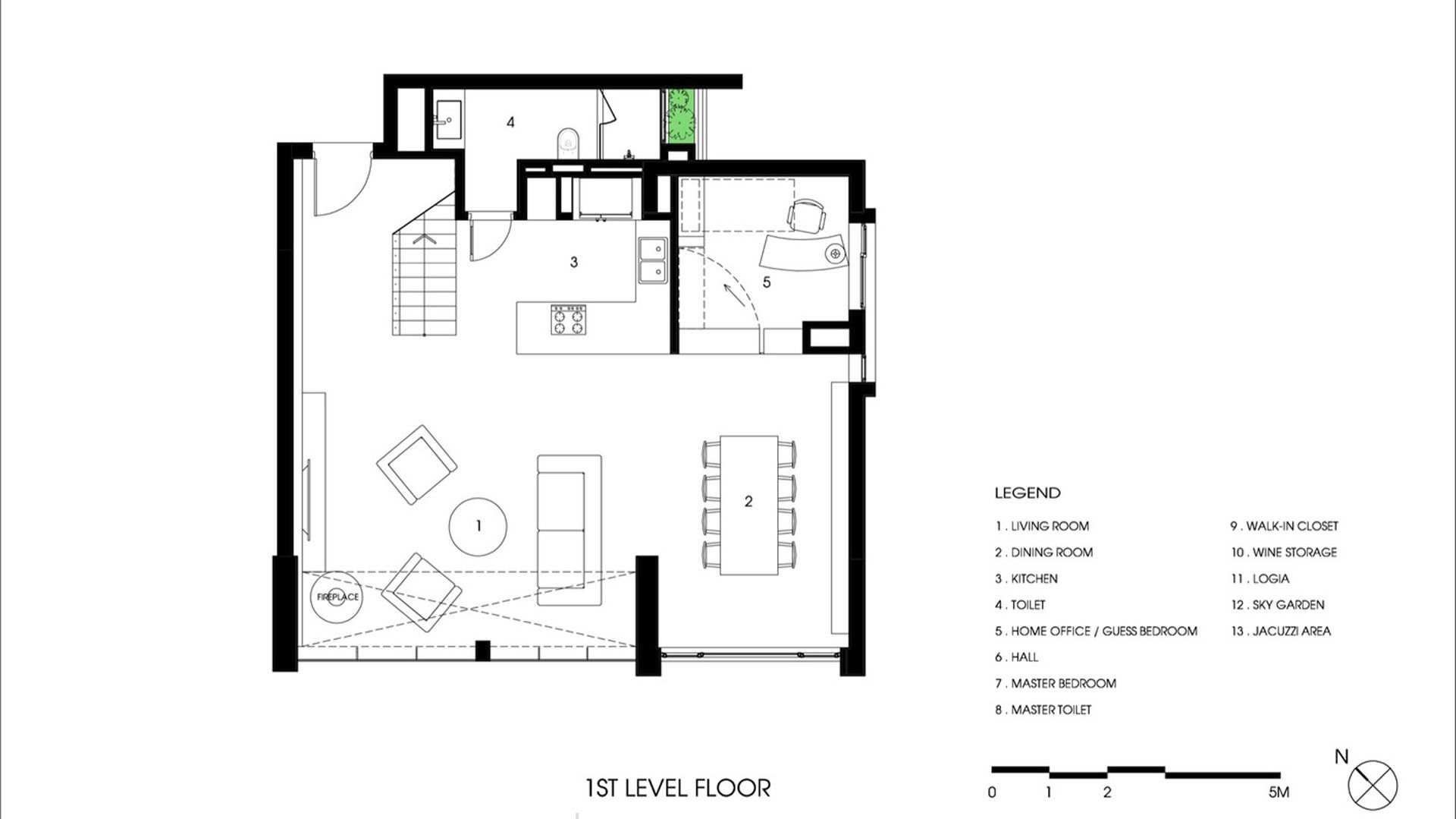 First floor - after