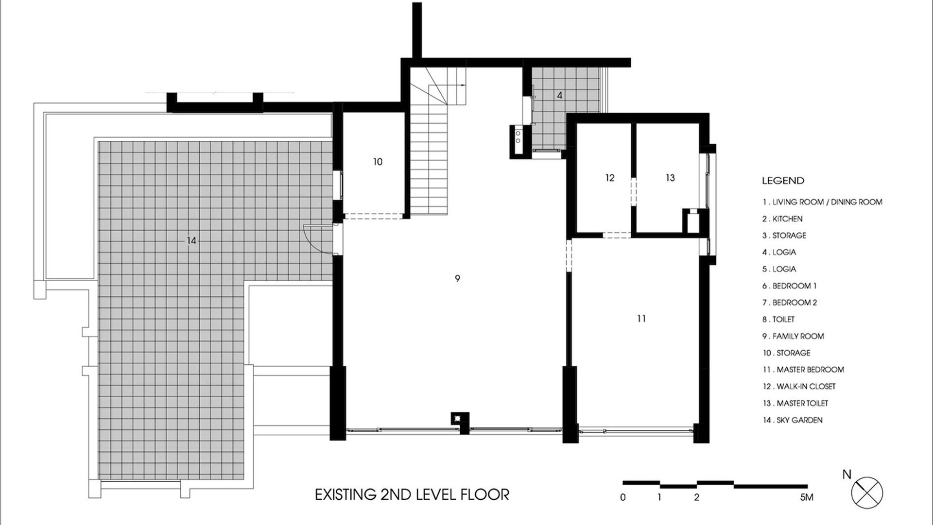Second floor - before