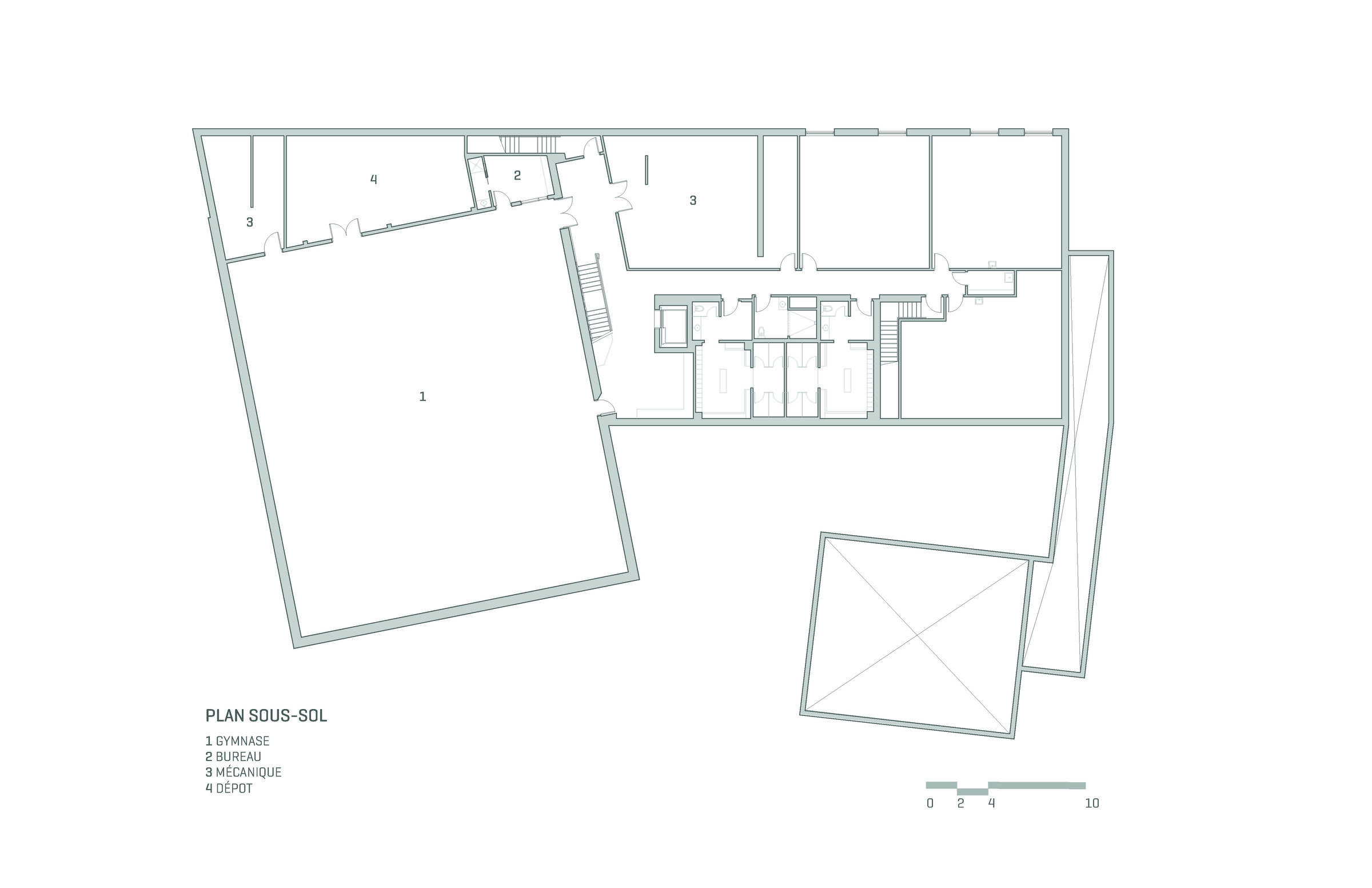 Basement floor