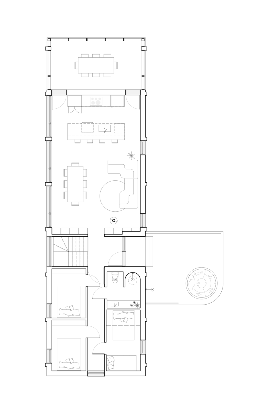 Plan du premier étage