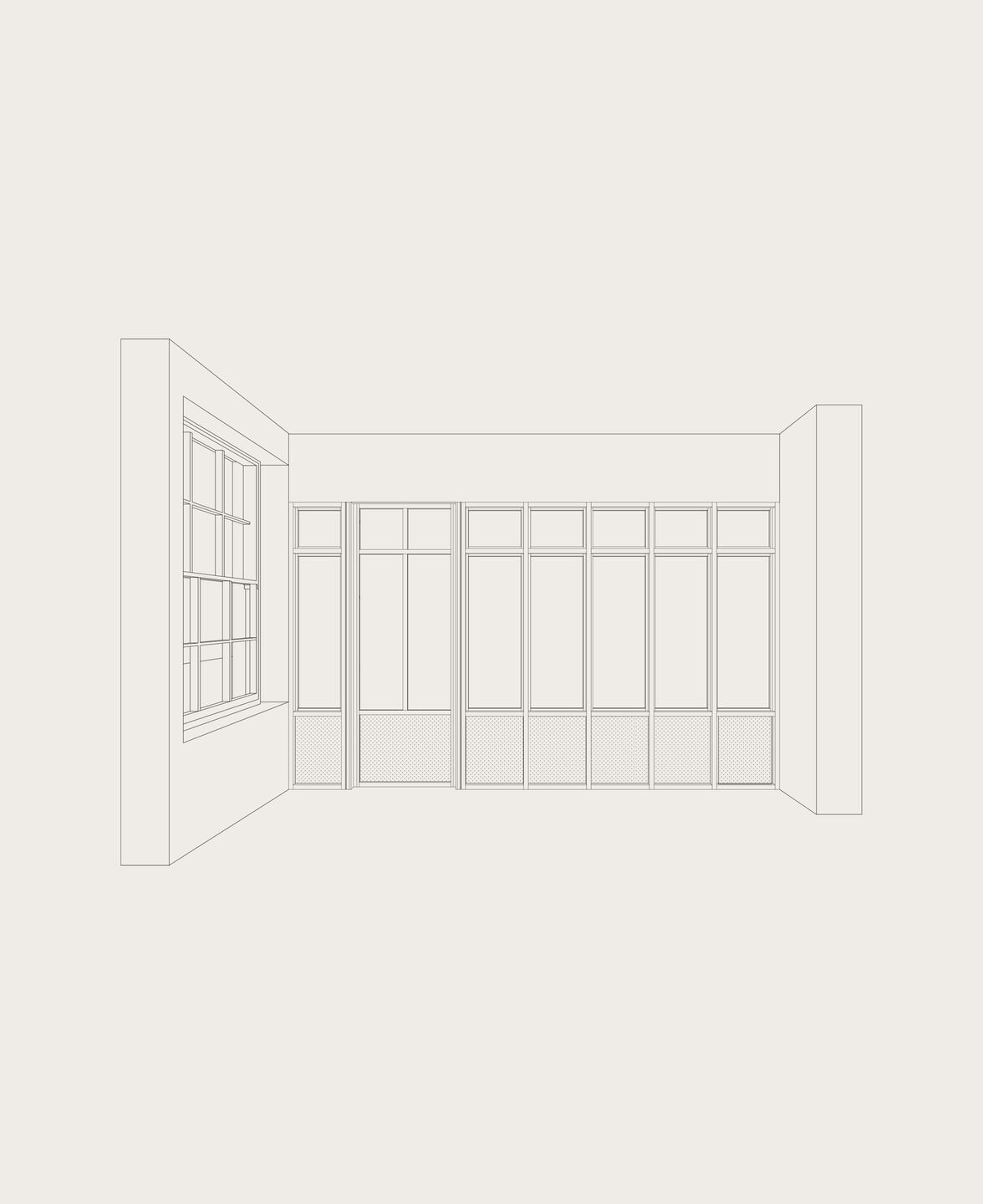 Glass Partition (Sketch)
