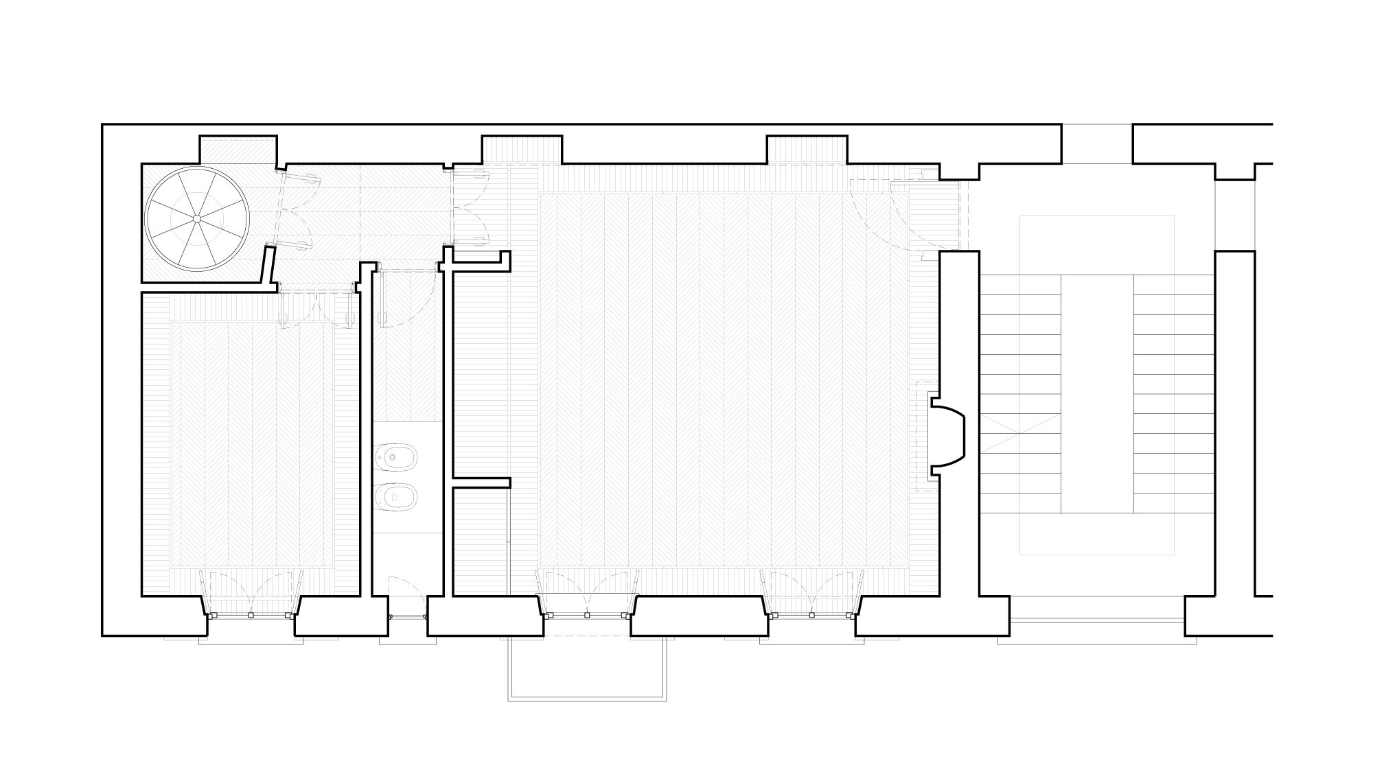 Fifth Level Floor Plan - Original Situation