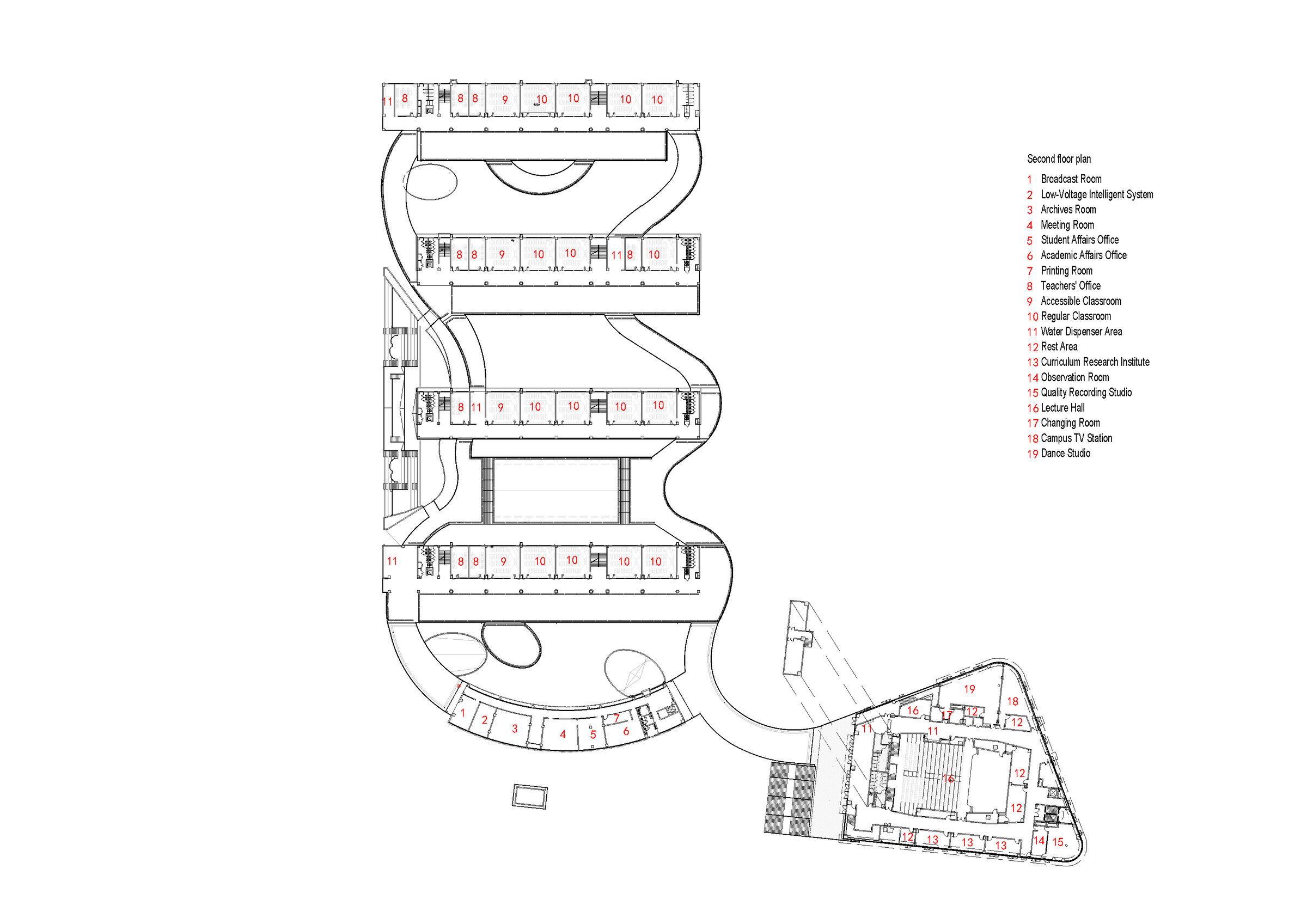 Second floor plan