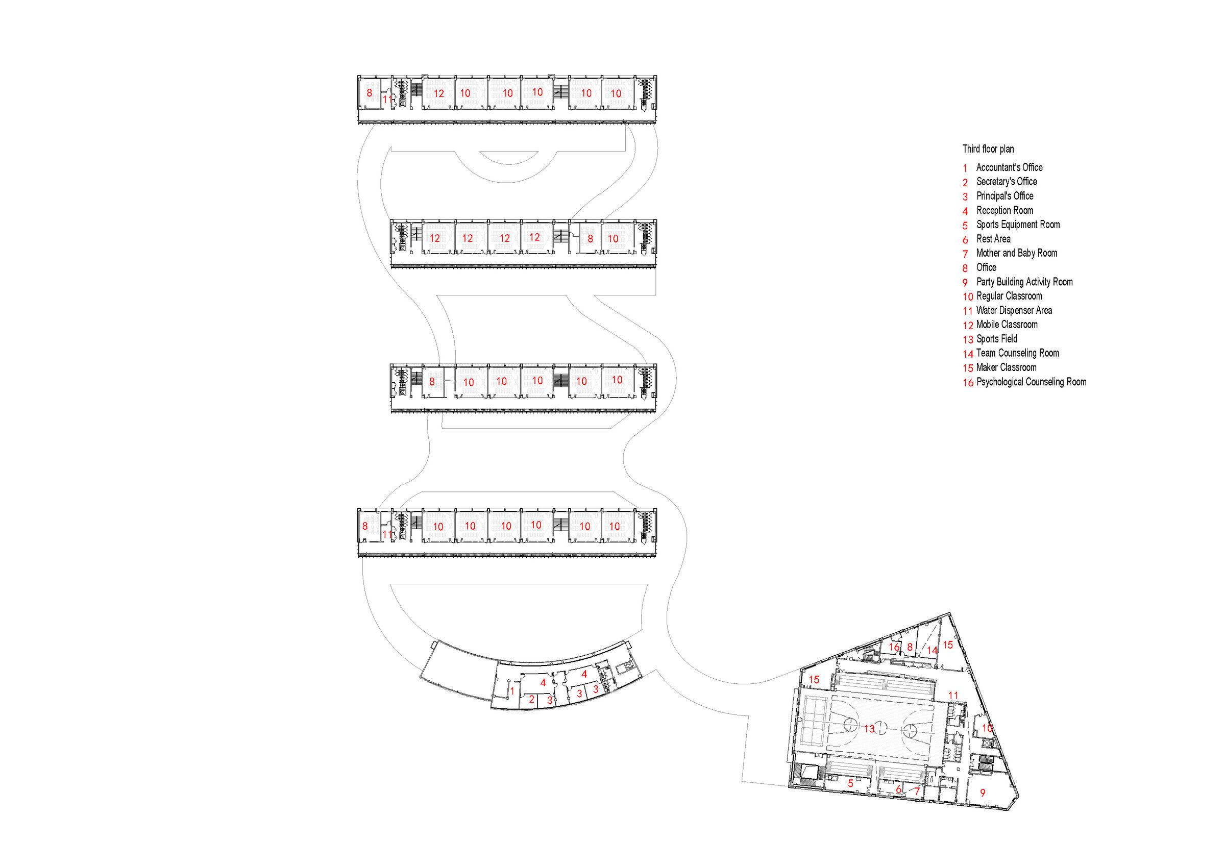 Third floor plan