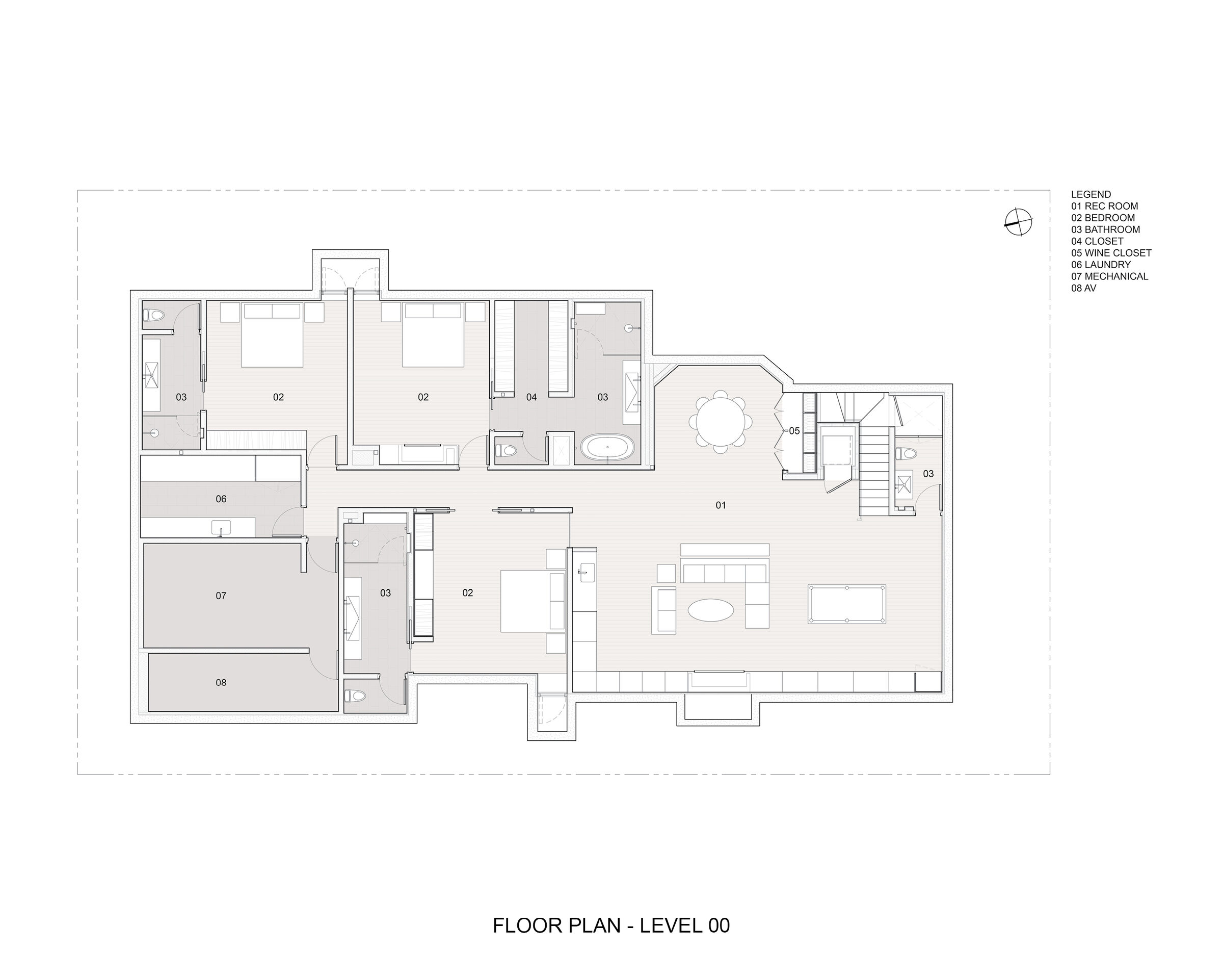 ASPEN | WEST END - FLOOR PLAN - LEVEL 00