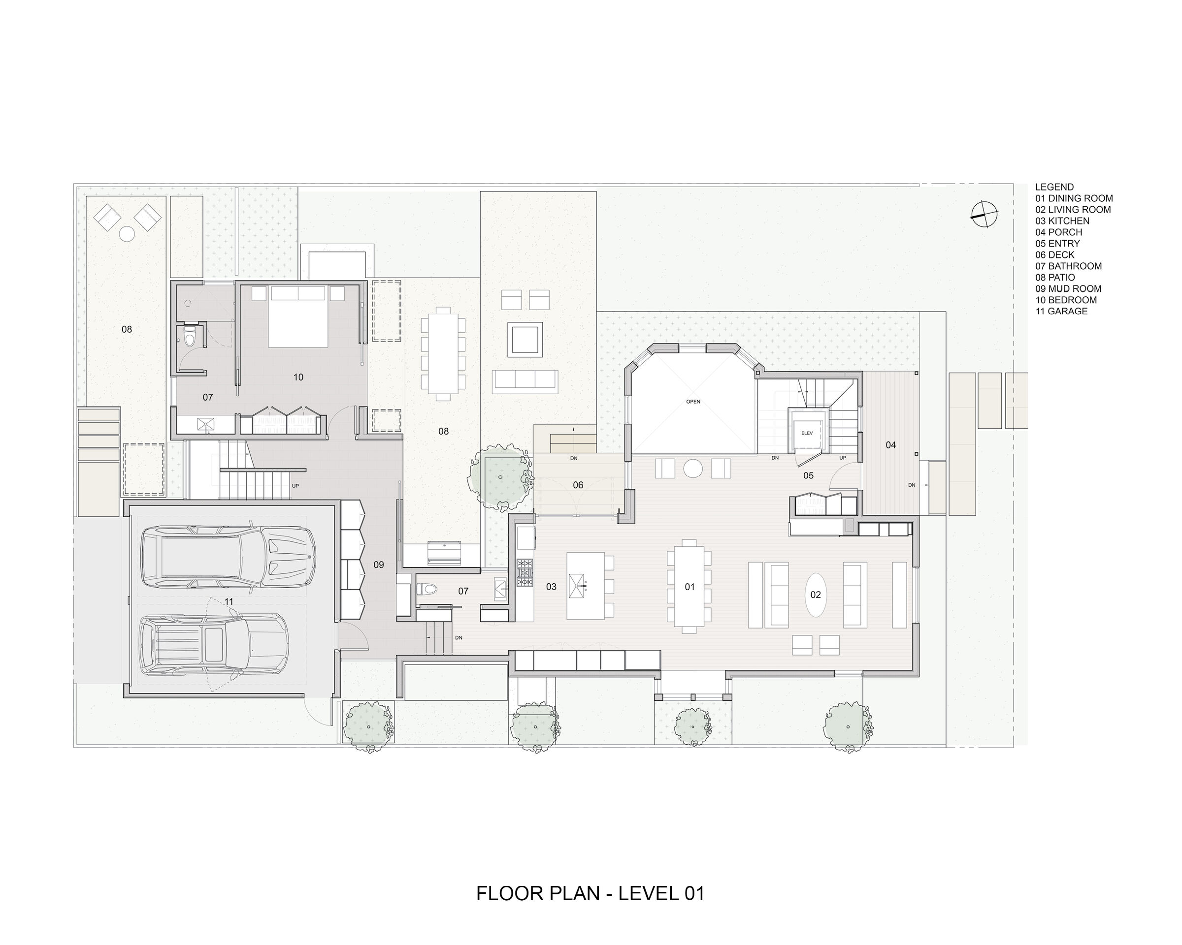 ASPEN | WEST END - FLOOR PLAN - LEVEL 01