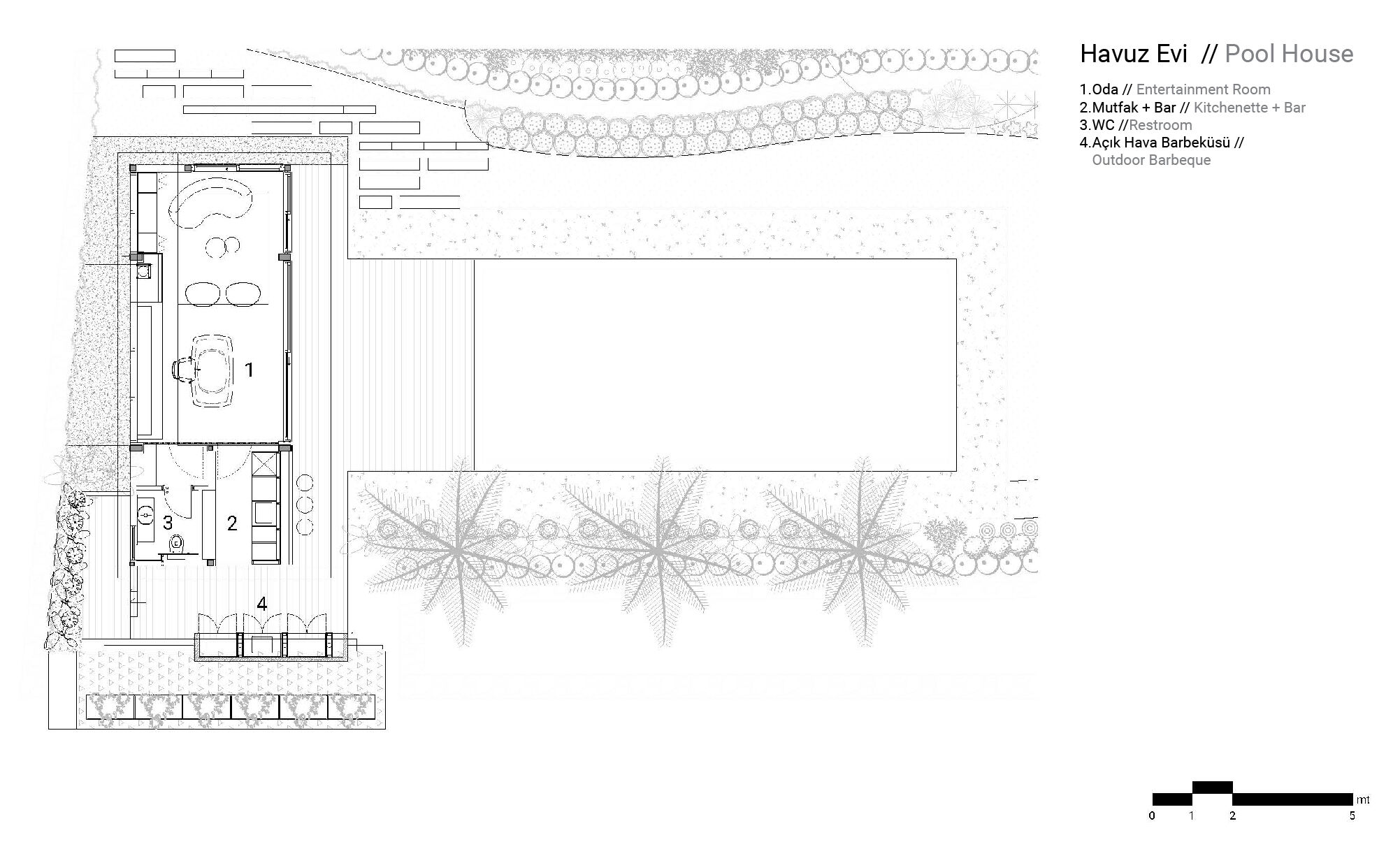 Pool House Plan