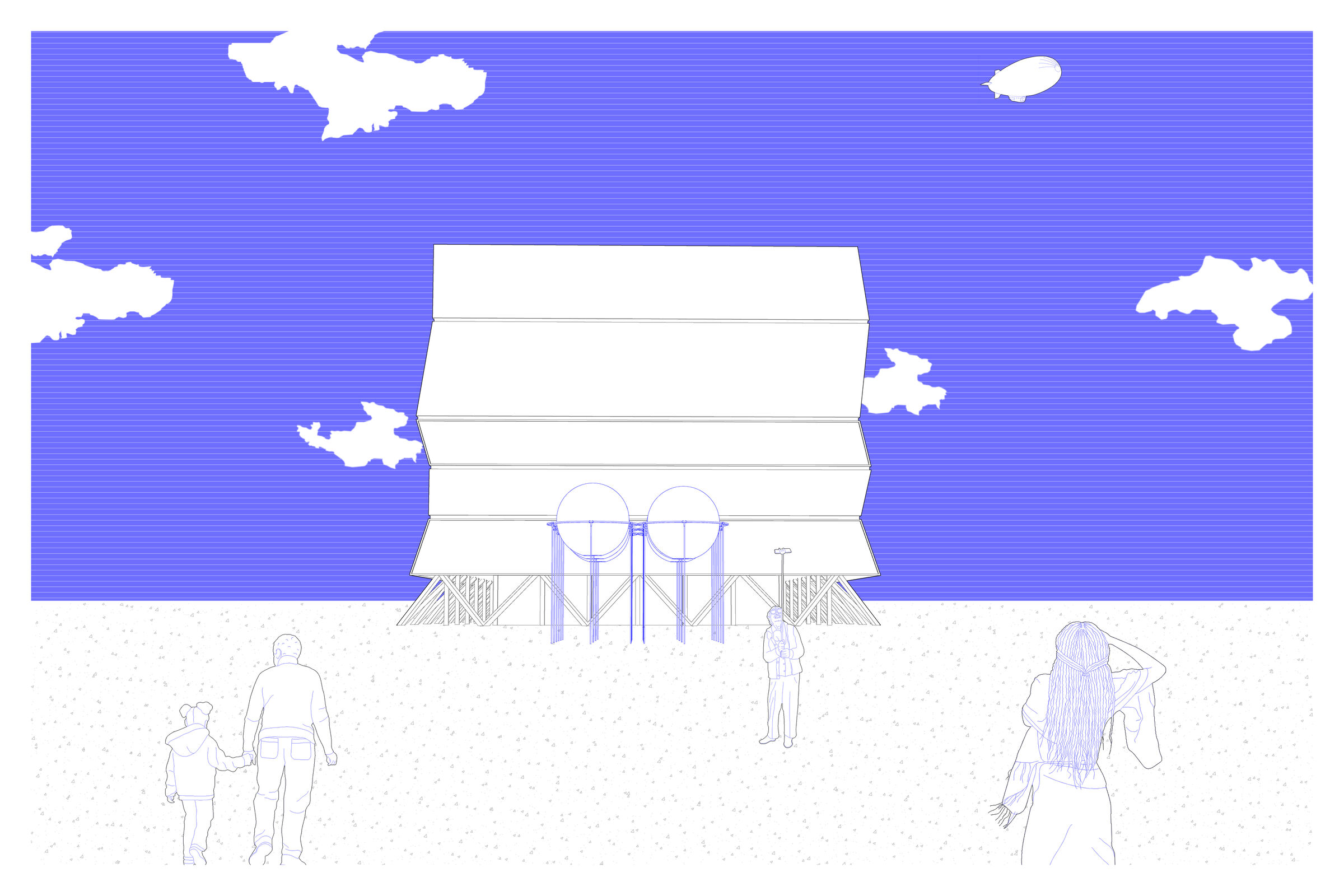 Shadows in Gravity Pavilion