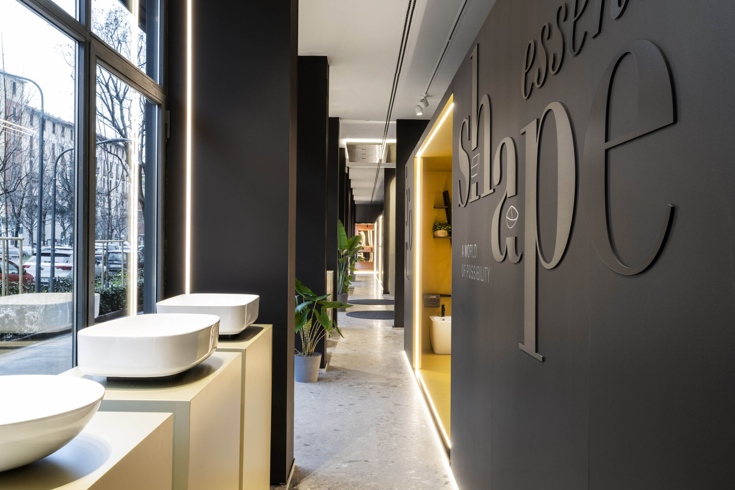INDA Milano showroom, design Studio Marco Piva