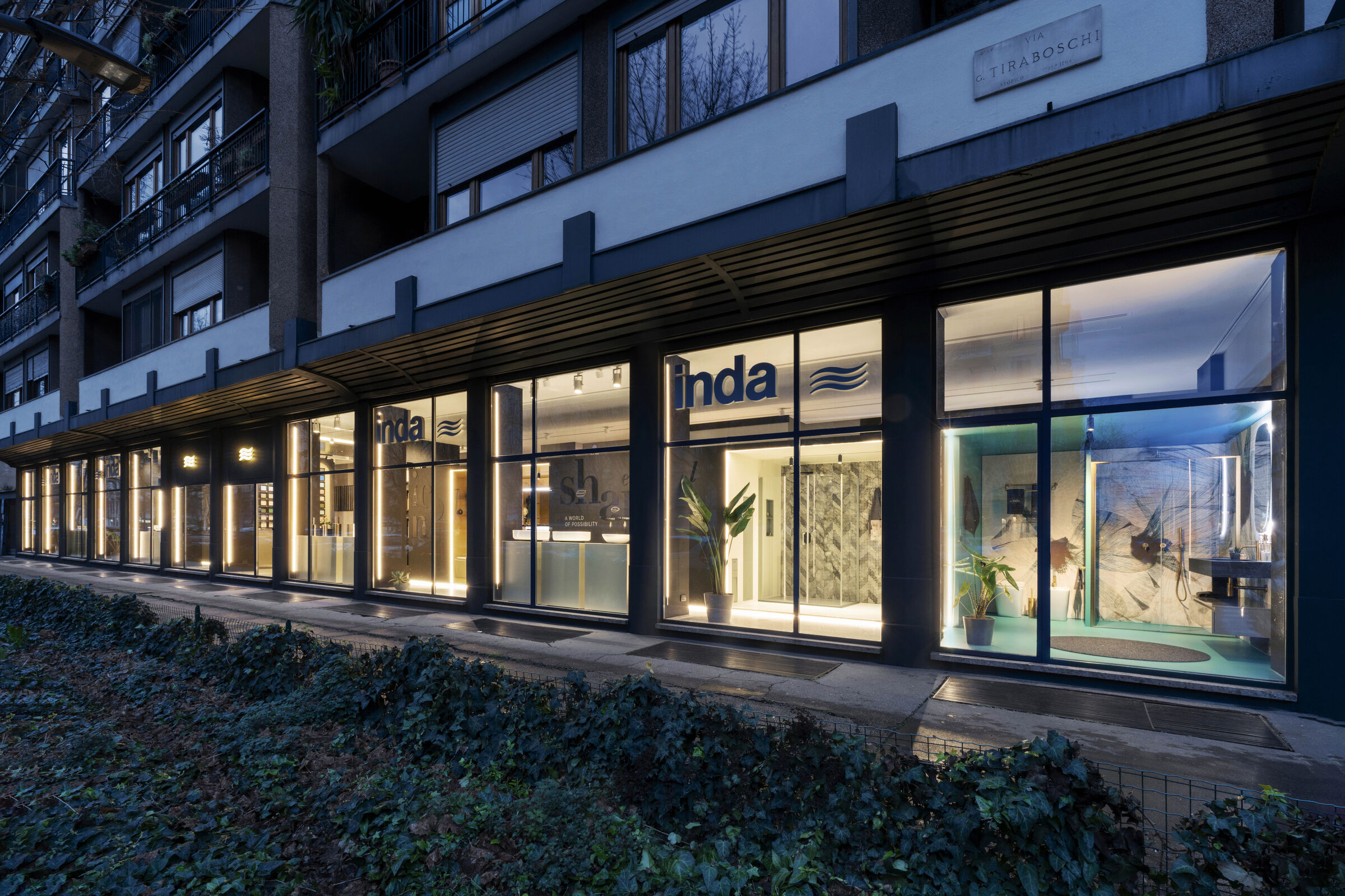 INDA Milano showroom, design Studio Marco Piva
