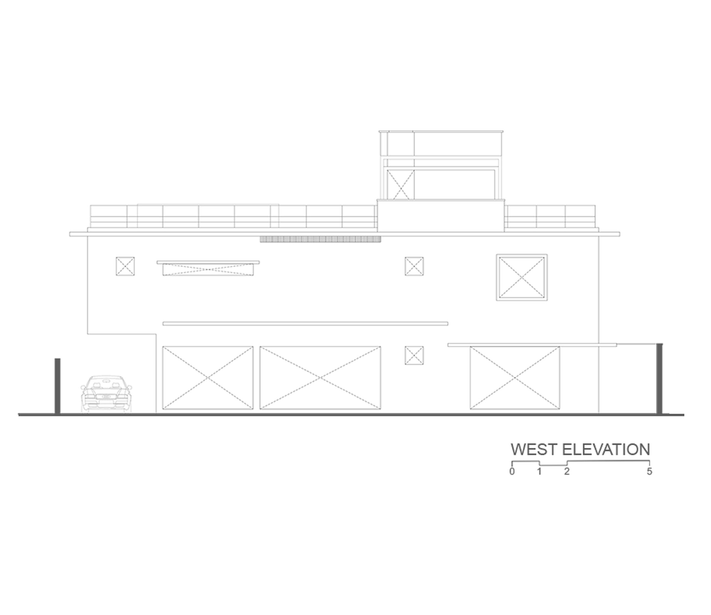 Meadows - West Elevation