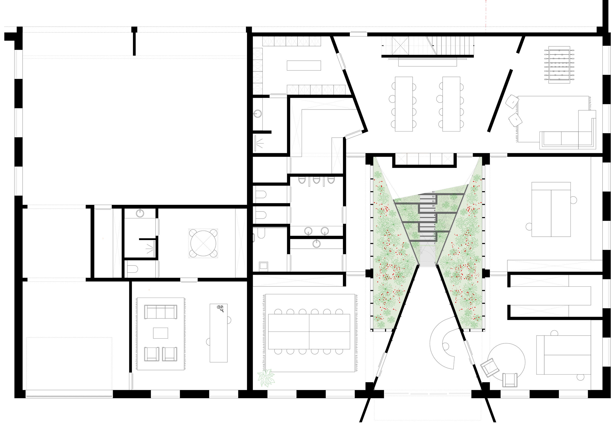 SOS Roof Headquarters - Interior Design Office