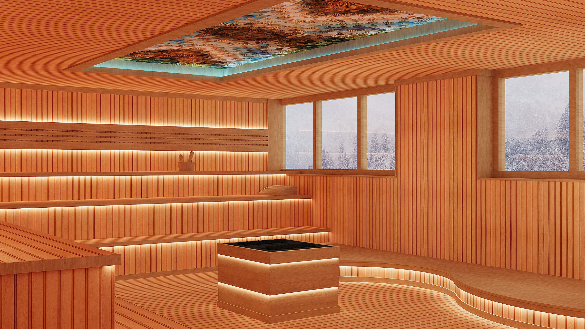 Spa center-sauna