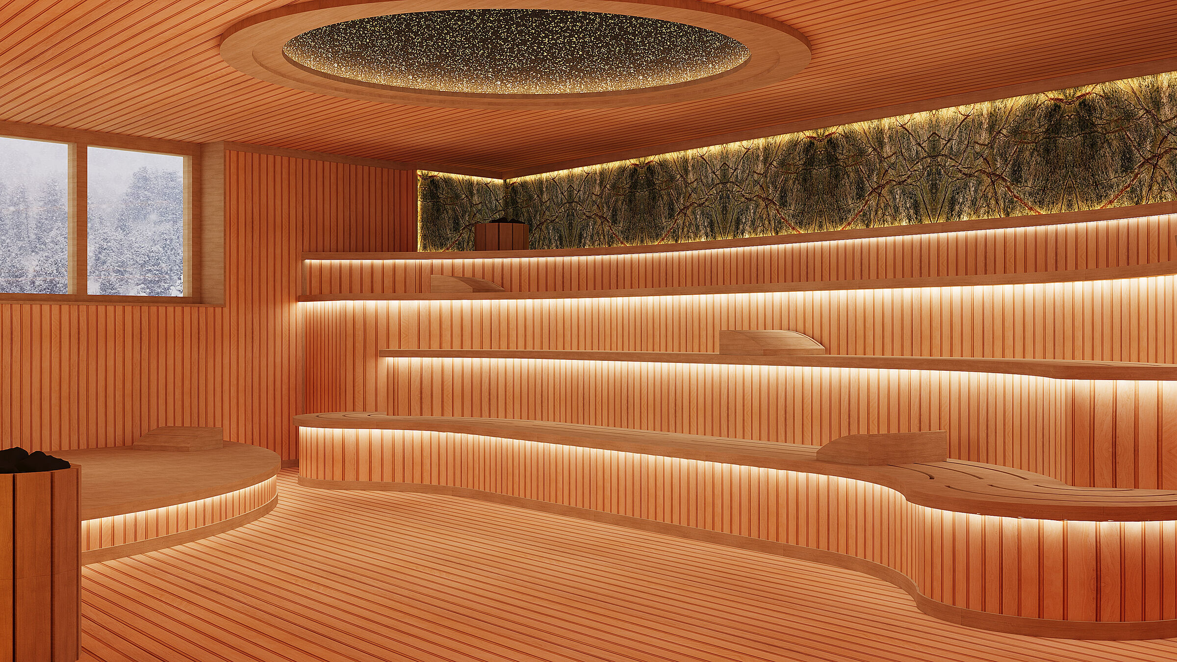 Spa center-sauna