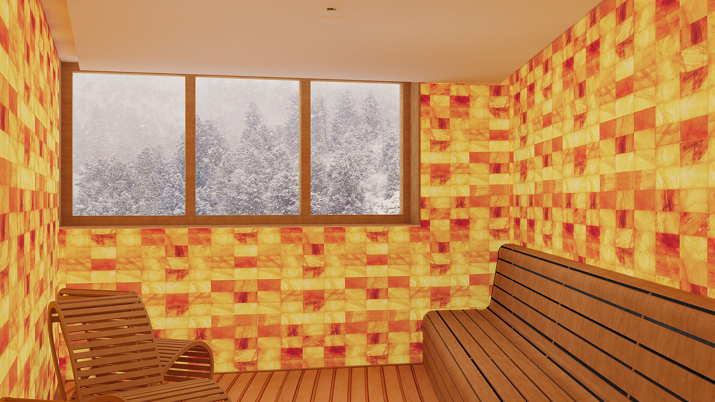 Spa center-salt room