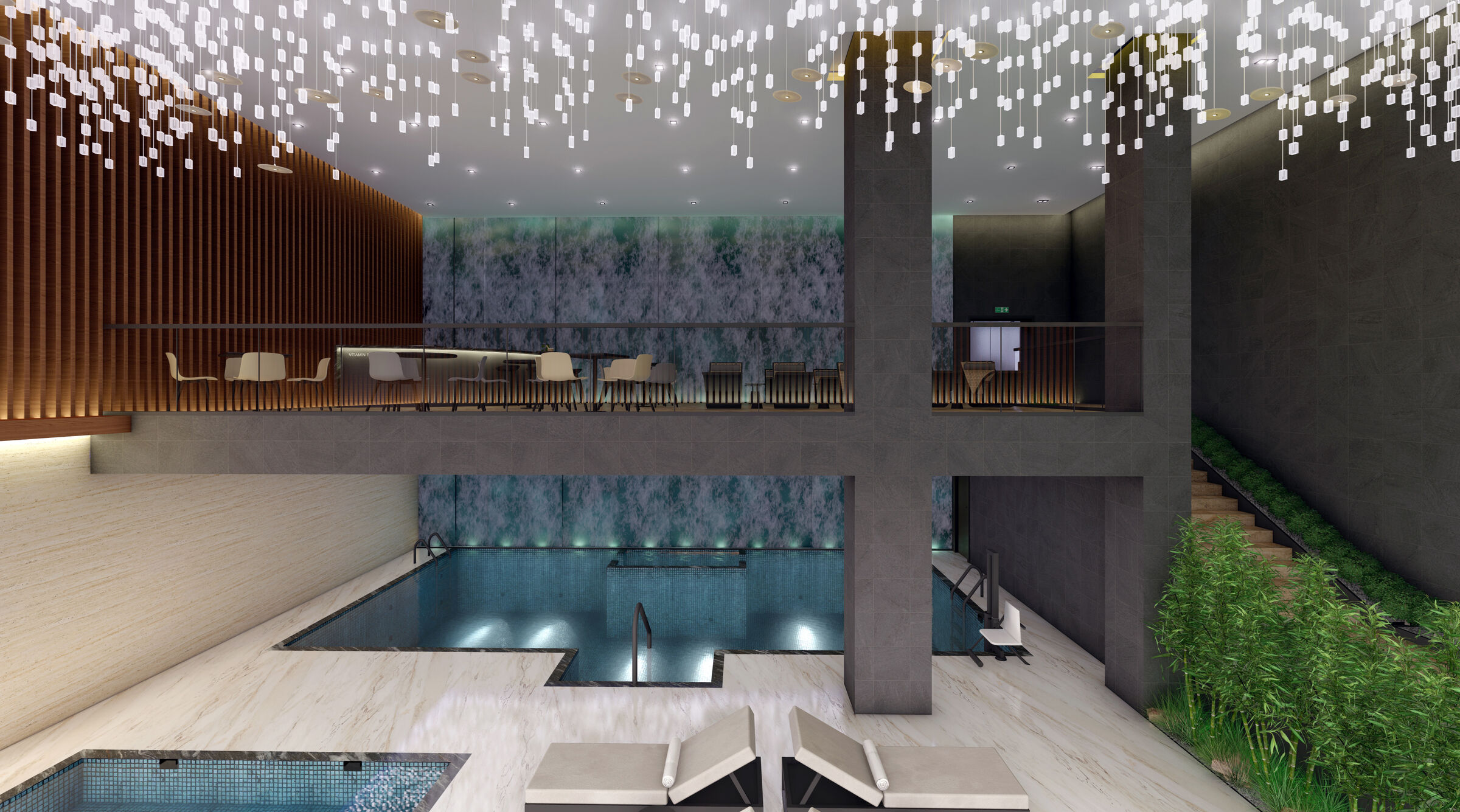 Spa center-swimming pool