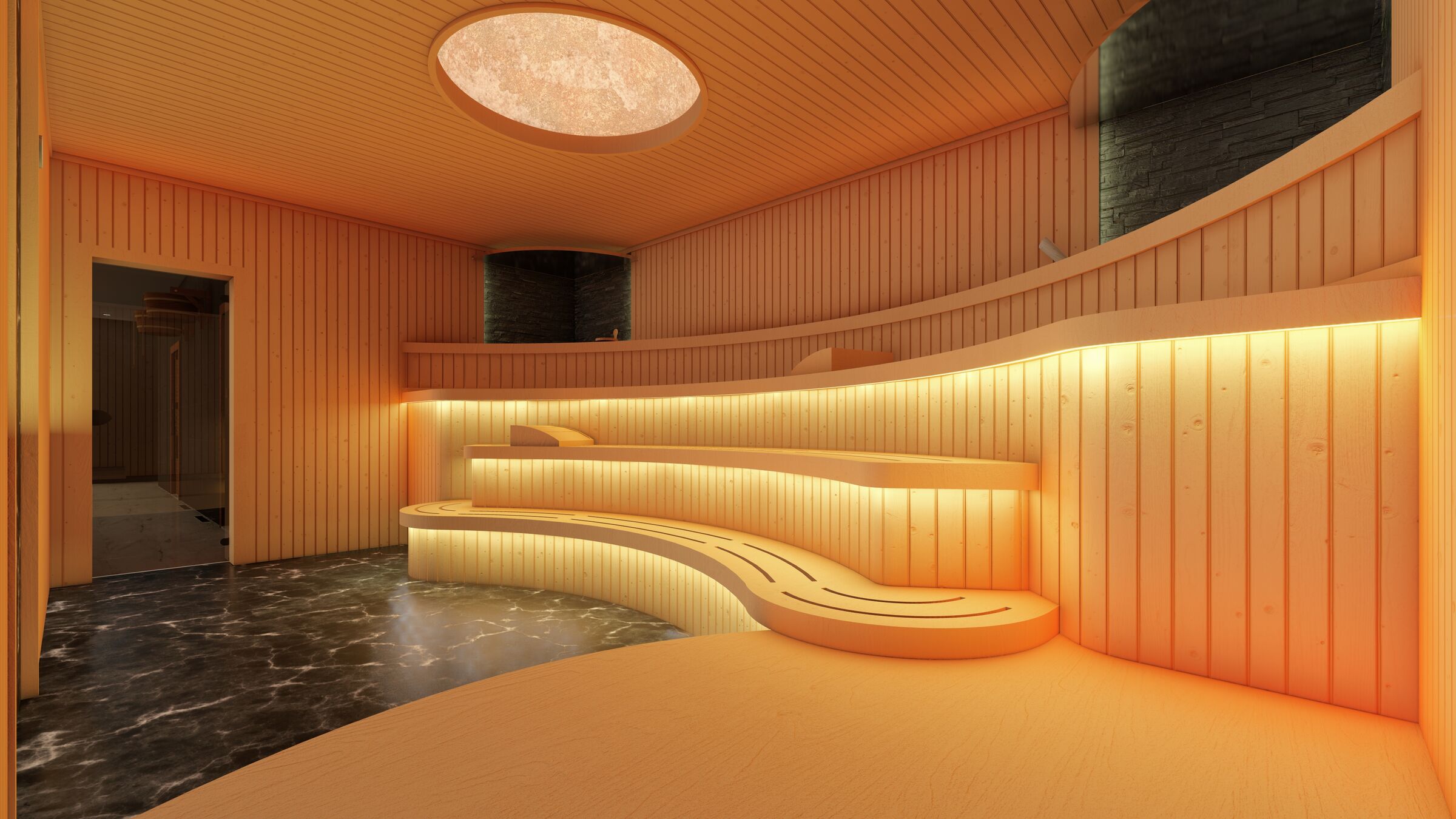 Spa center-sauna