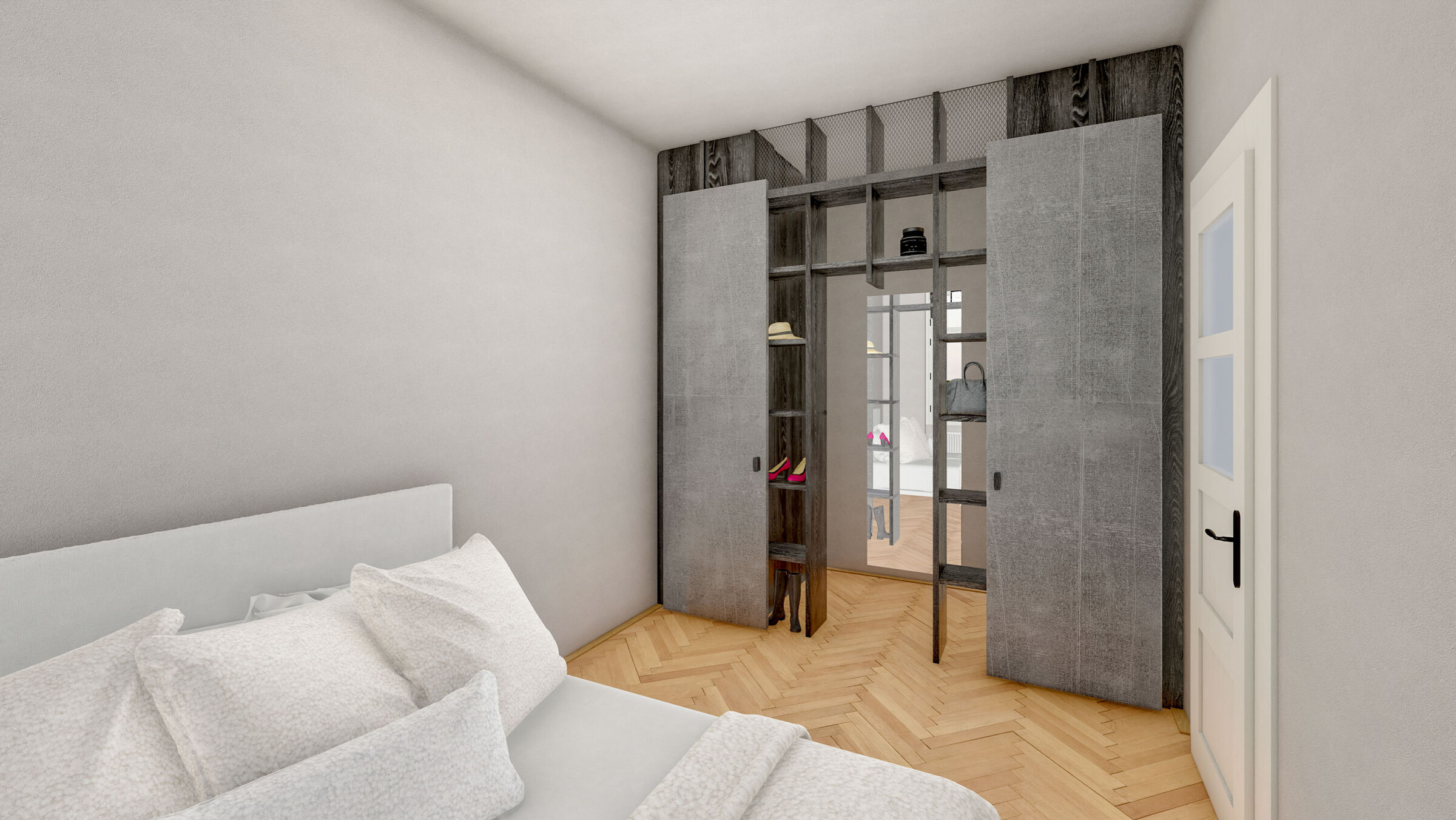 Bedroom & Walk-In Closet