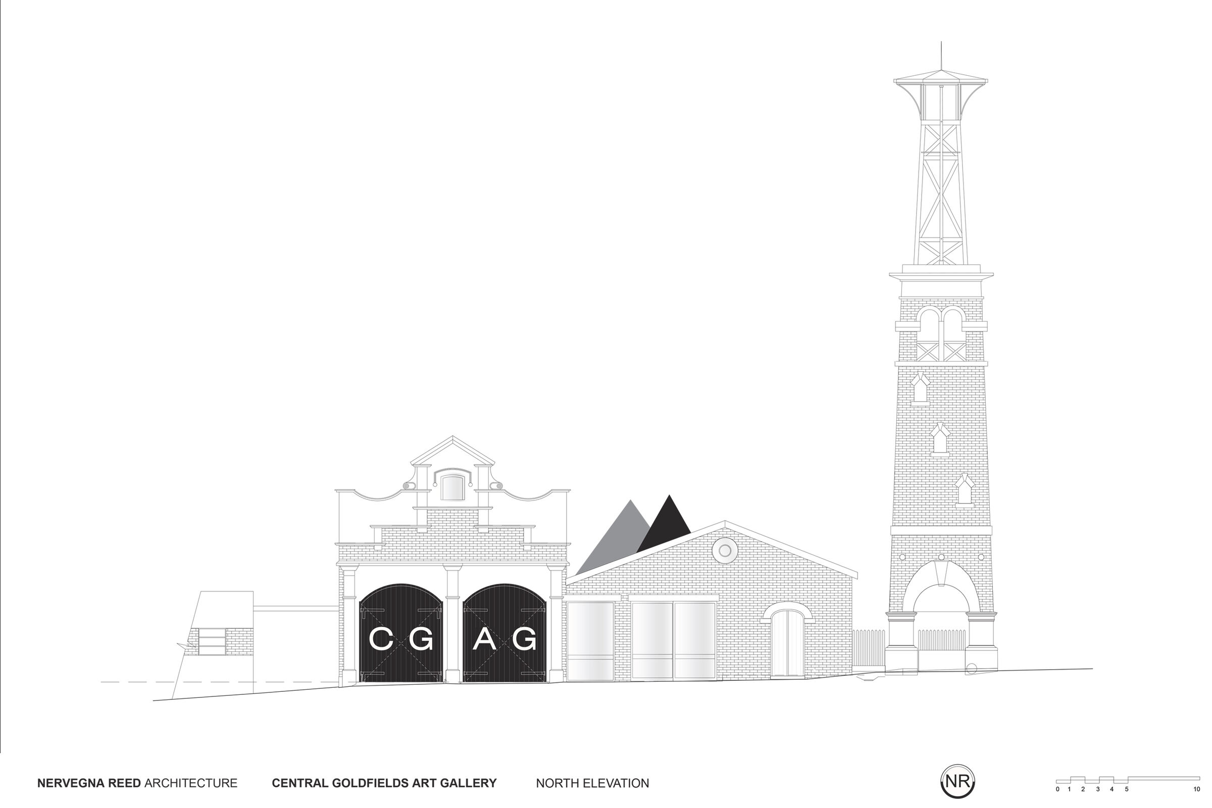 Central Goldfields Art Gallery Elevation