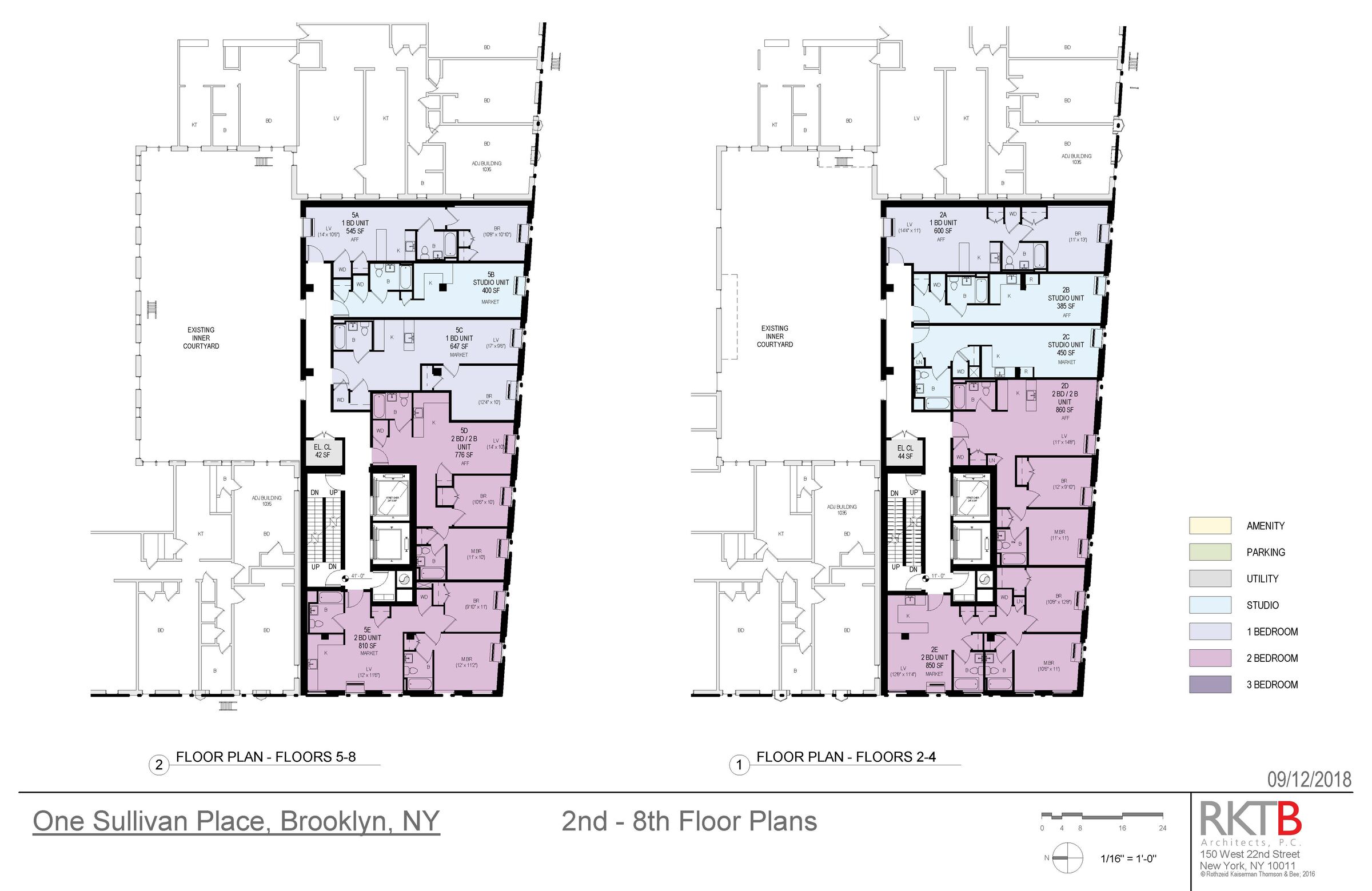 Floors 2 - 8