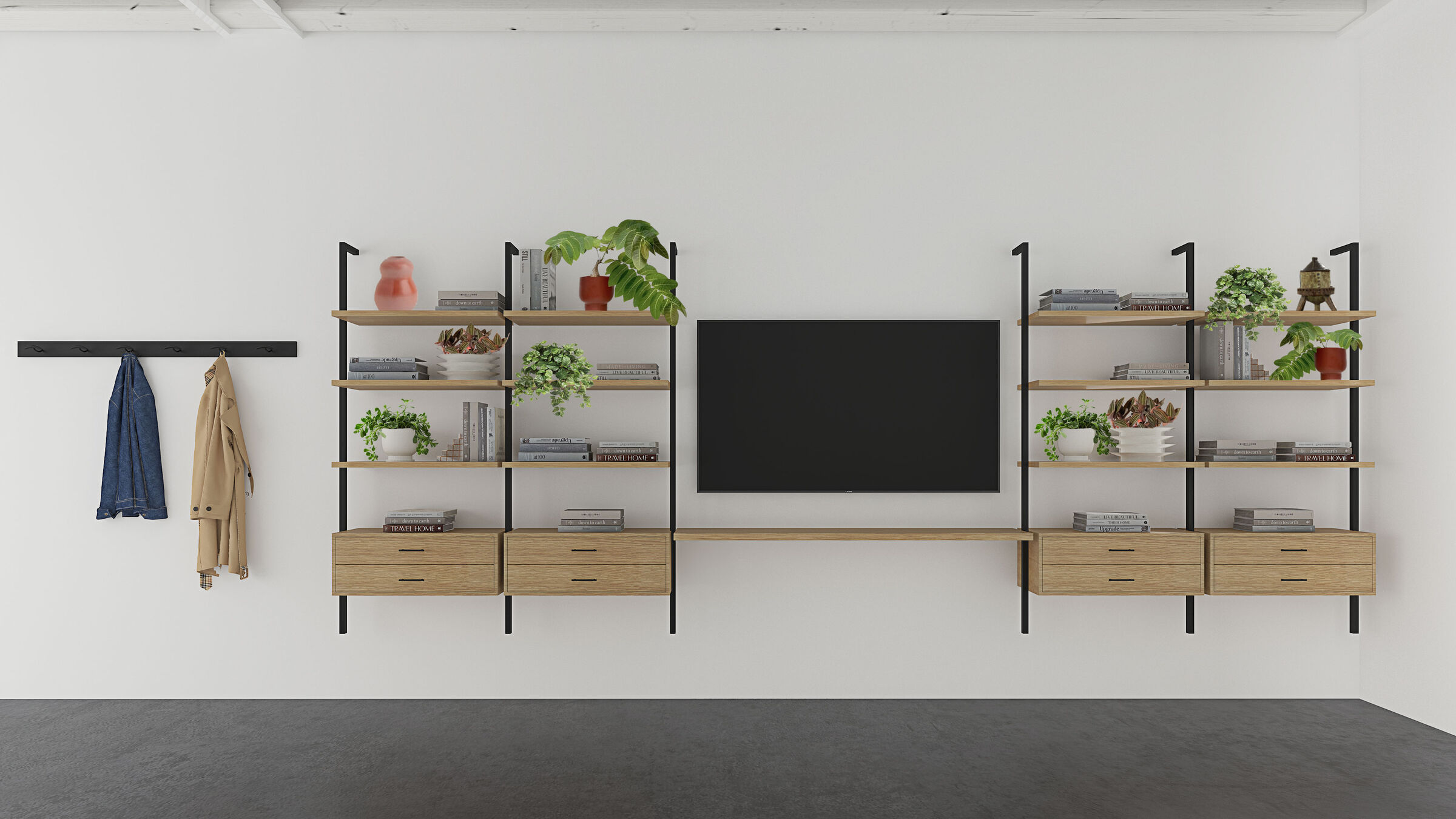 Entry Shelving Rendering