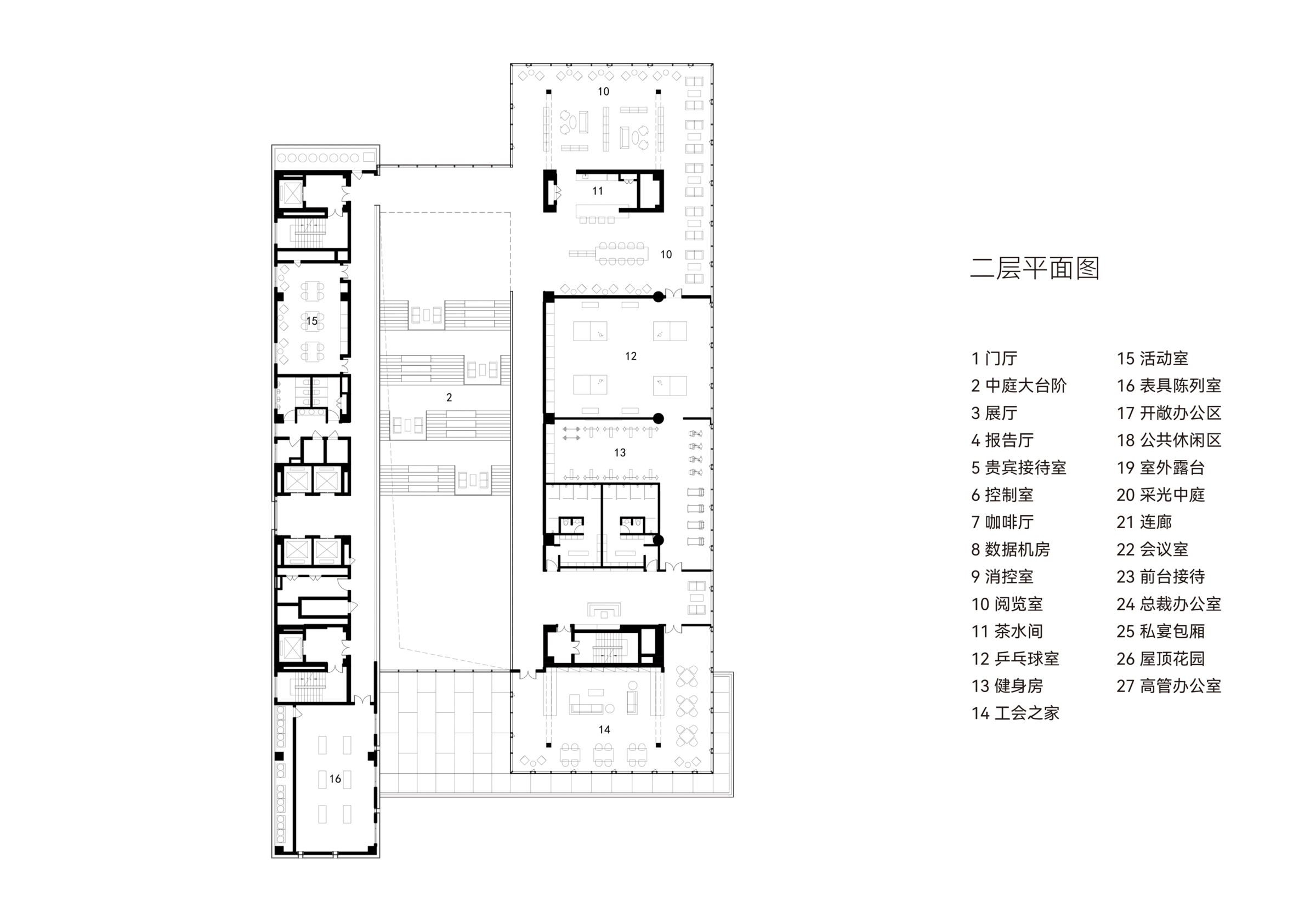 Second floor plan