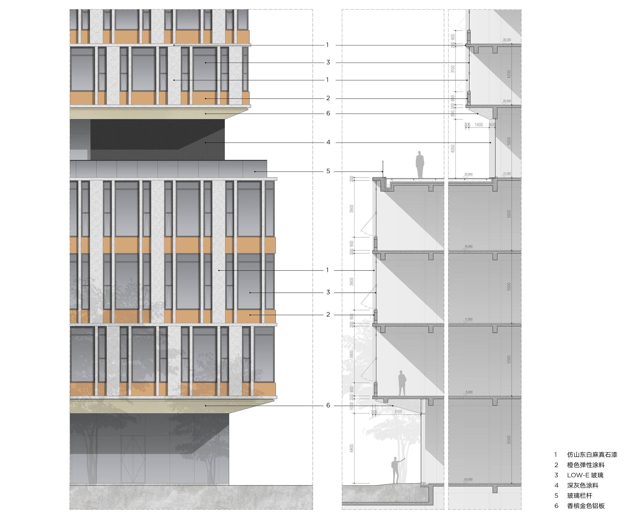 Standalone Wall Facade