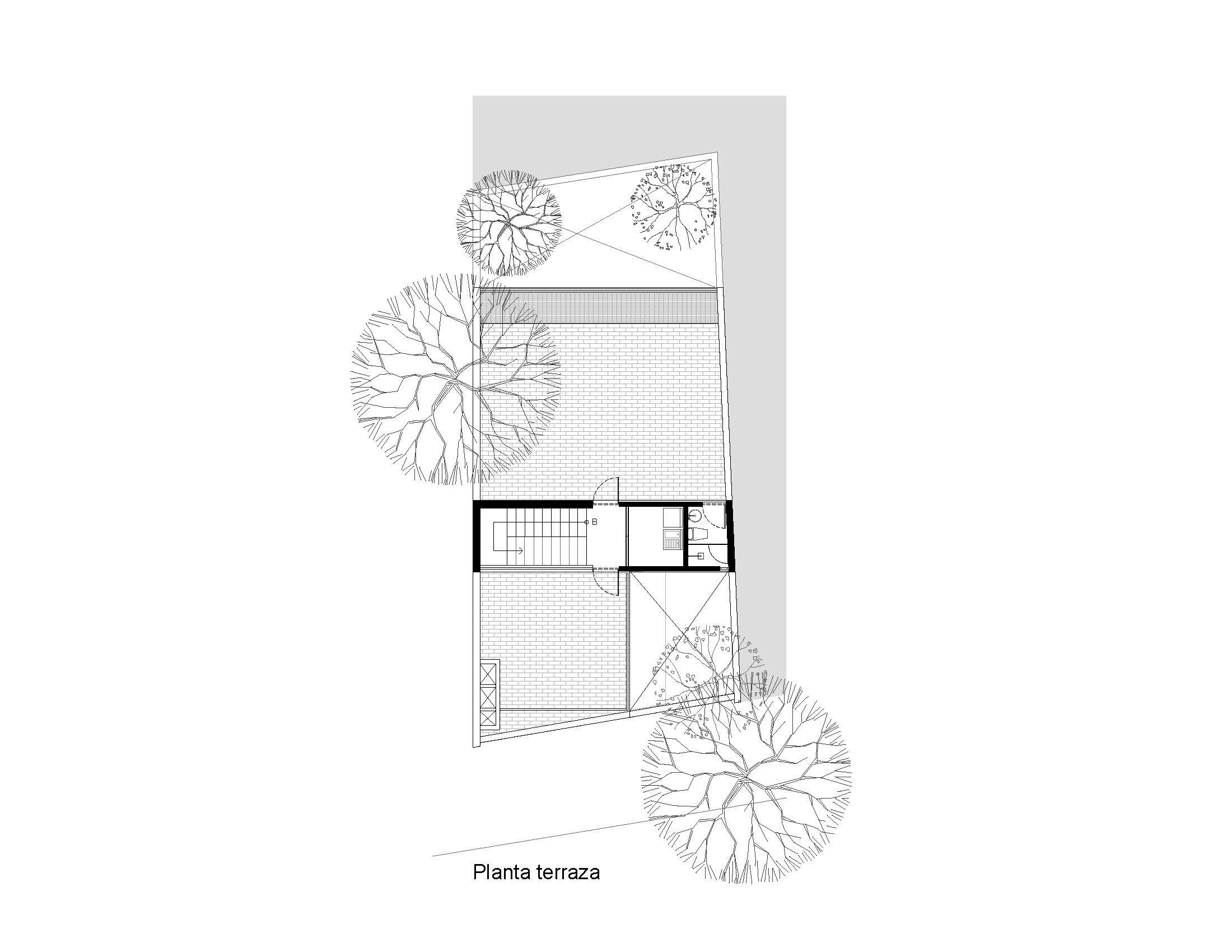 Terrace Casa Fernandez Leal_Osmany Ramirez  Estudio de Arquitectura