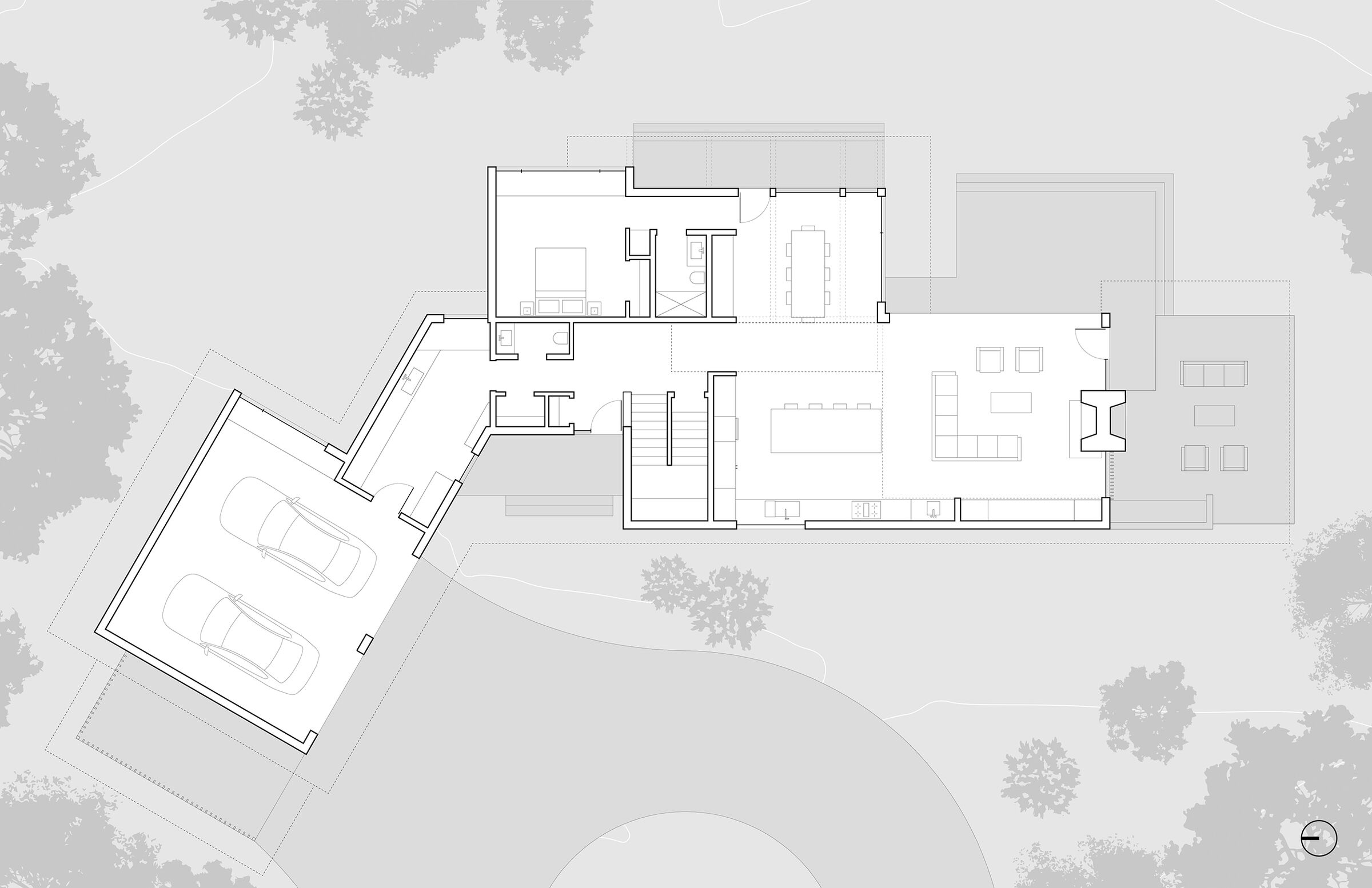 Main-level plan