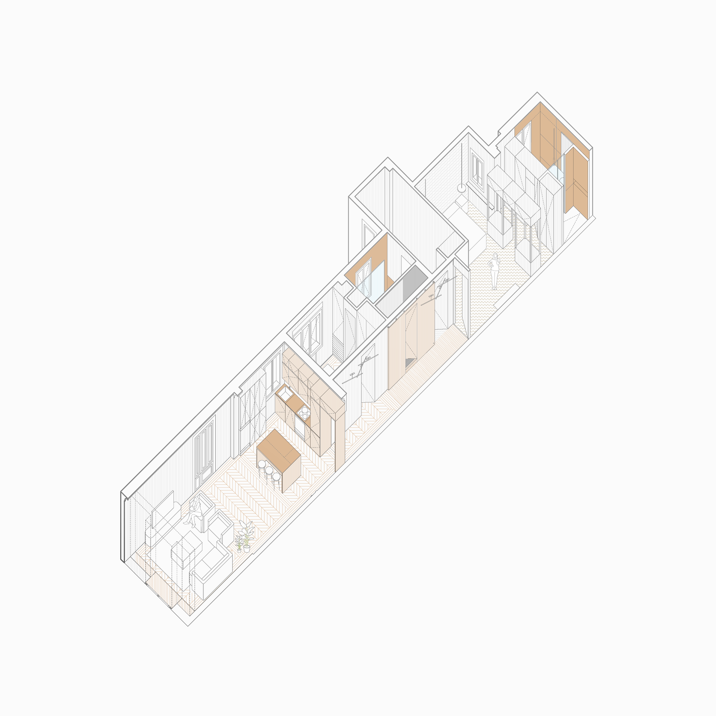 Axonometric Casa-AB10