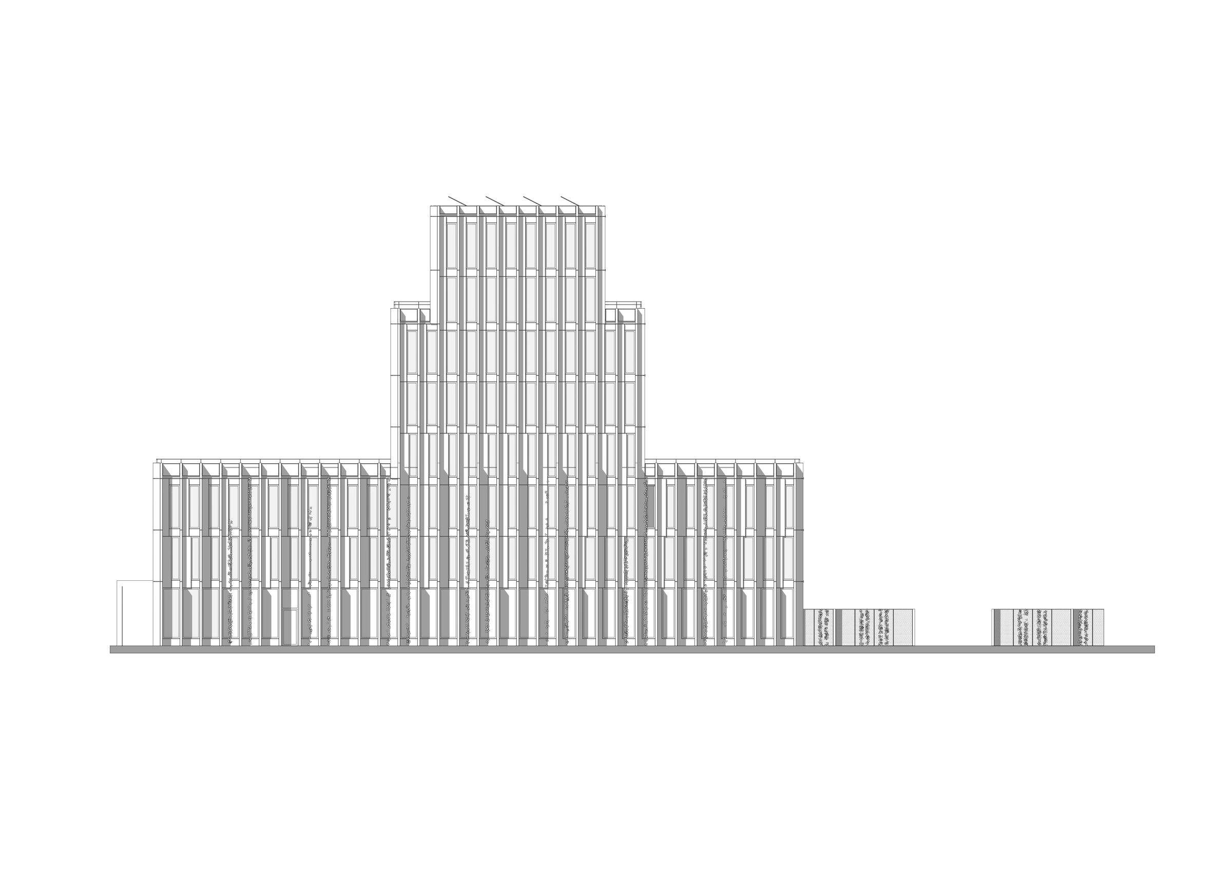 Facade drawing