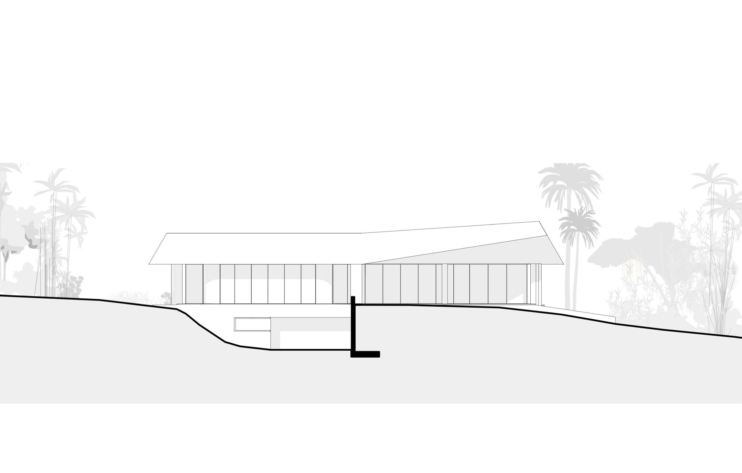 West facade