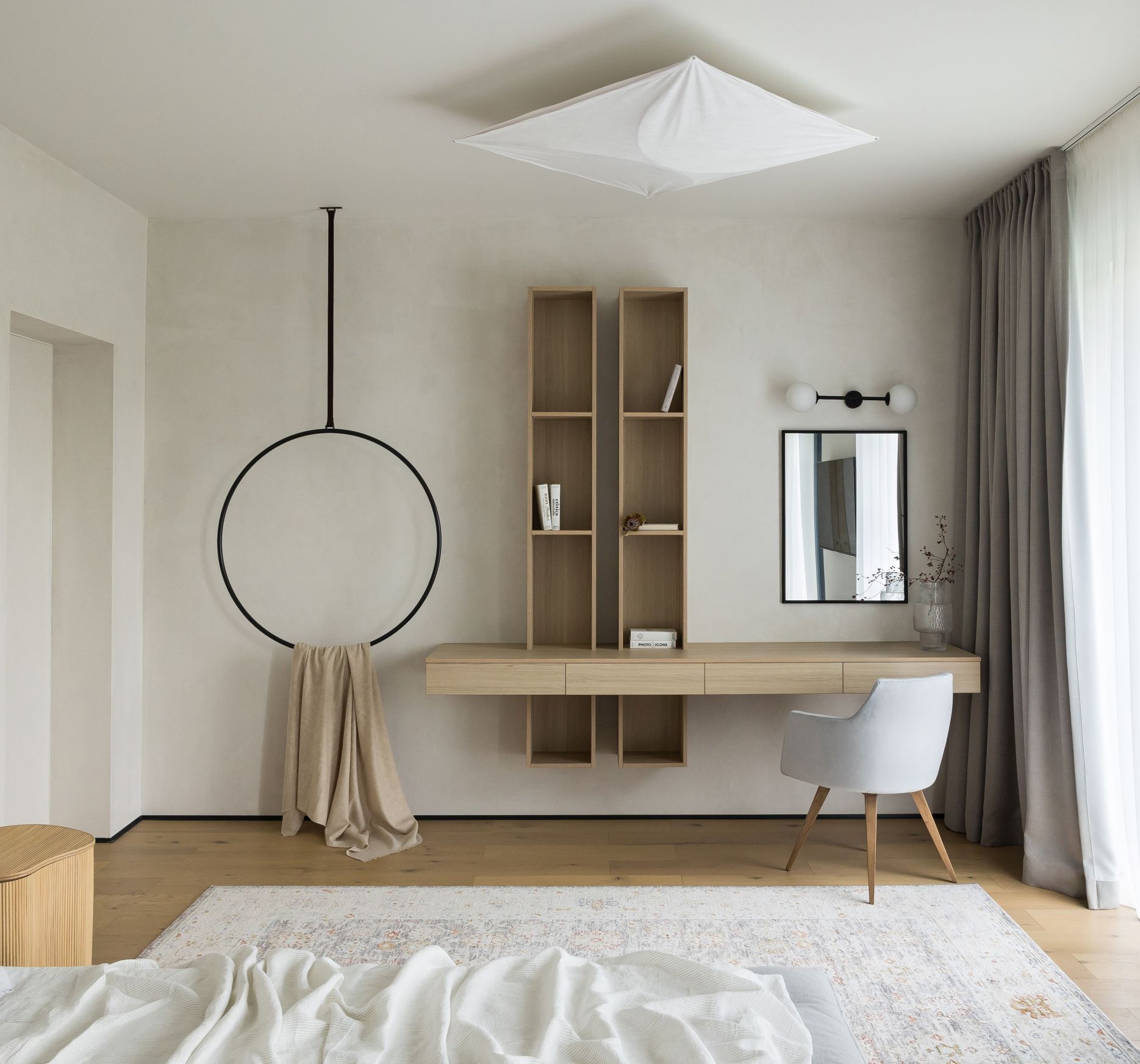 Phi House master bedroom