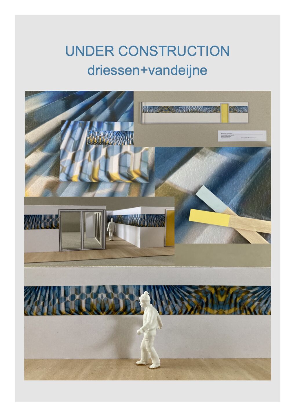 maquette / materials project Oranje Huis