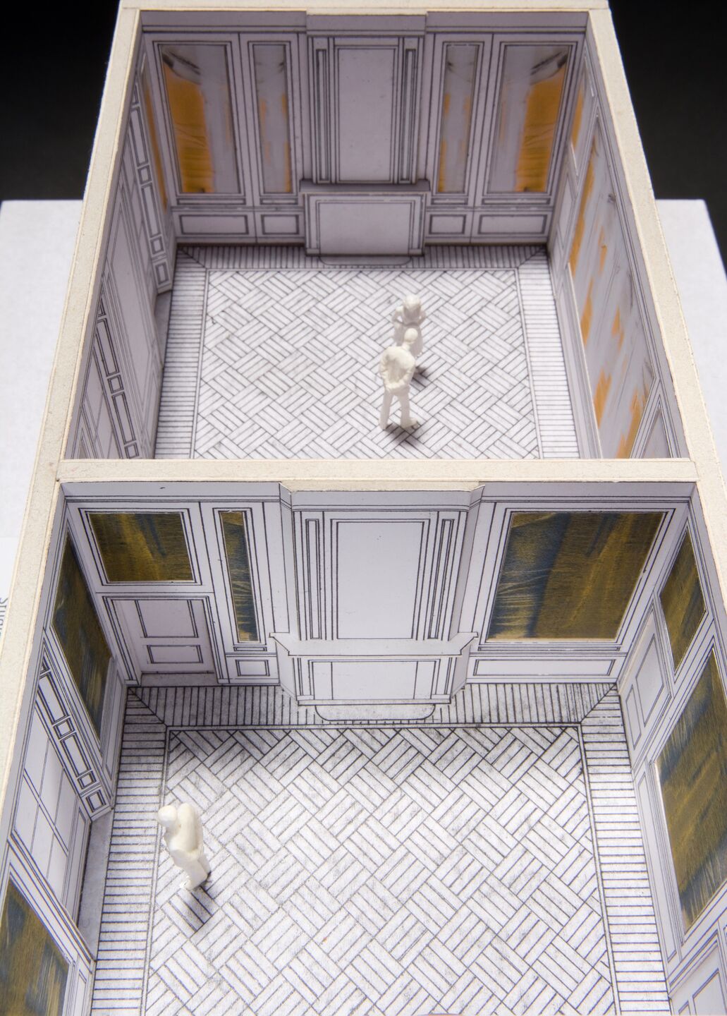 maquette period rooms Janskerkhof