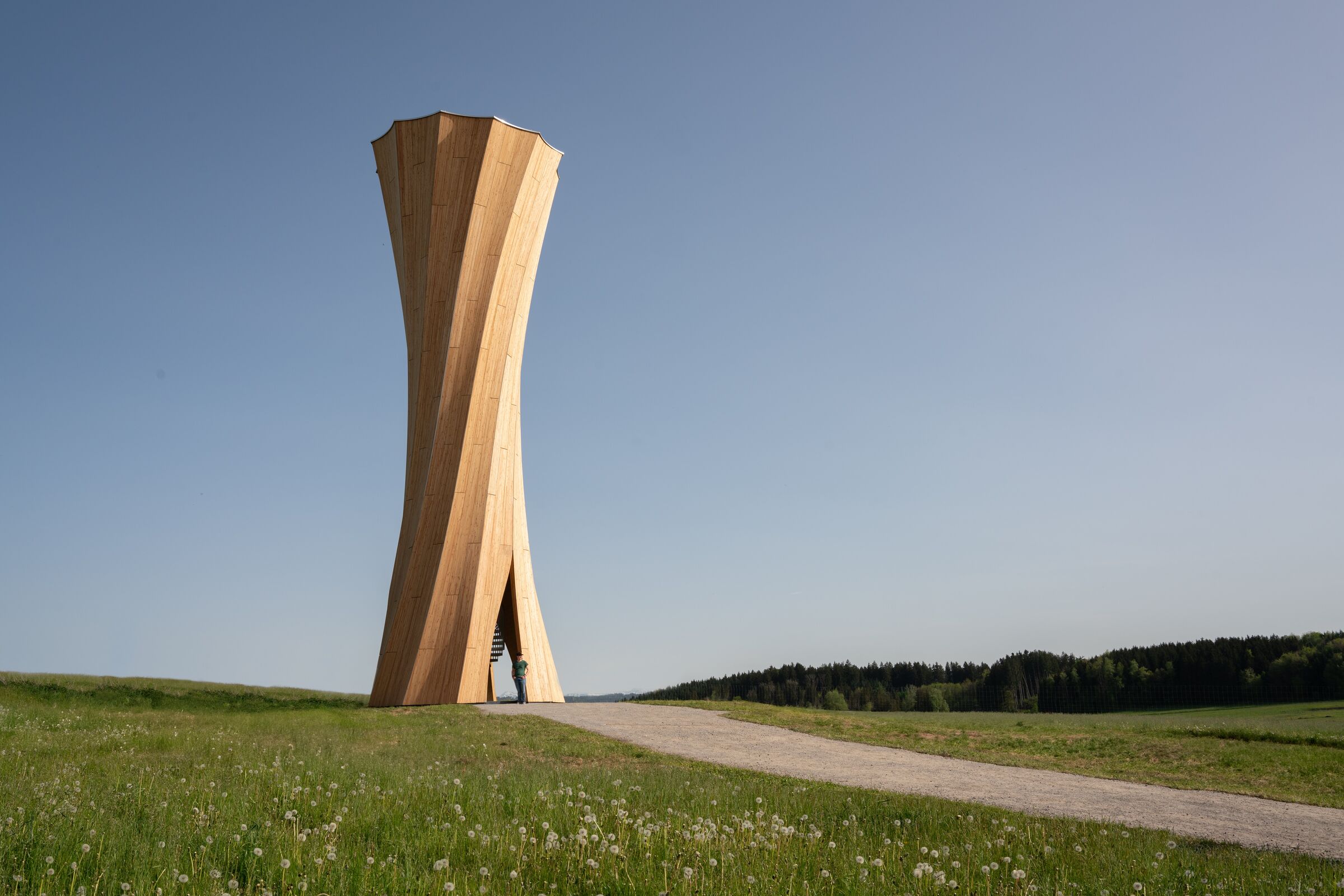 Wangen Tower is first multi-level and climbable structure to use