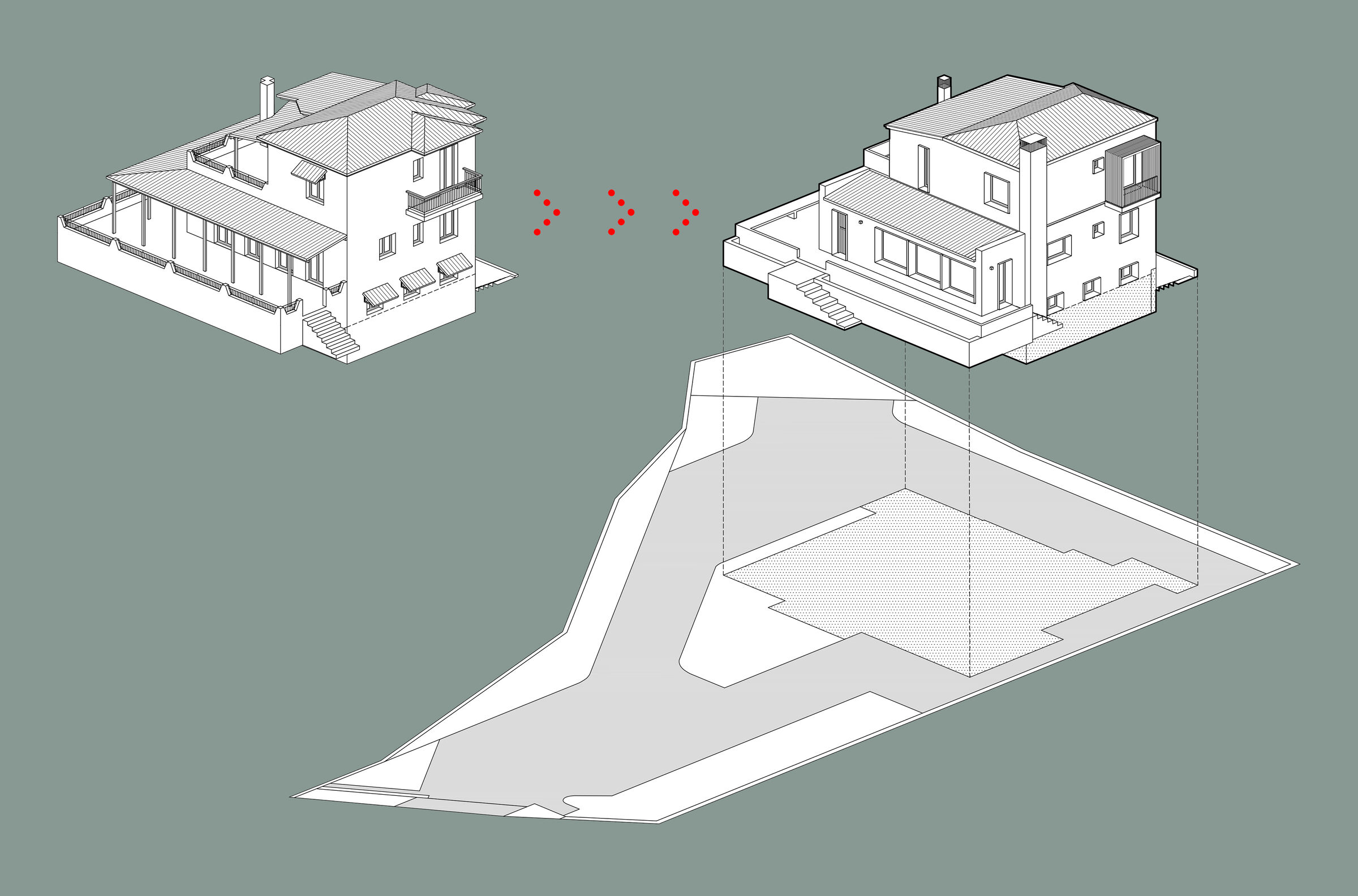 Axonometric Transition