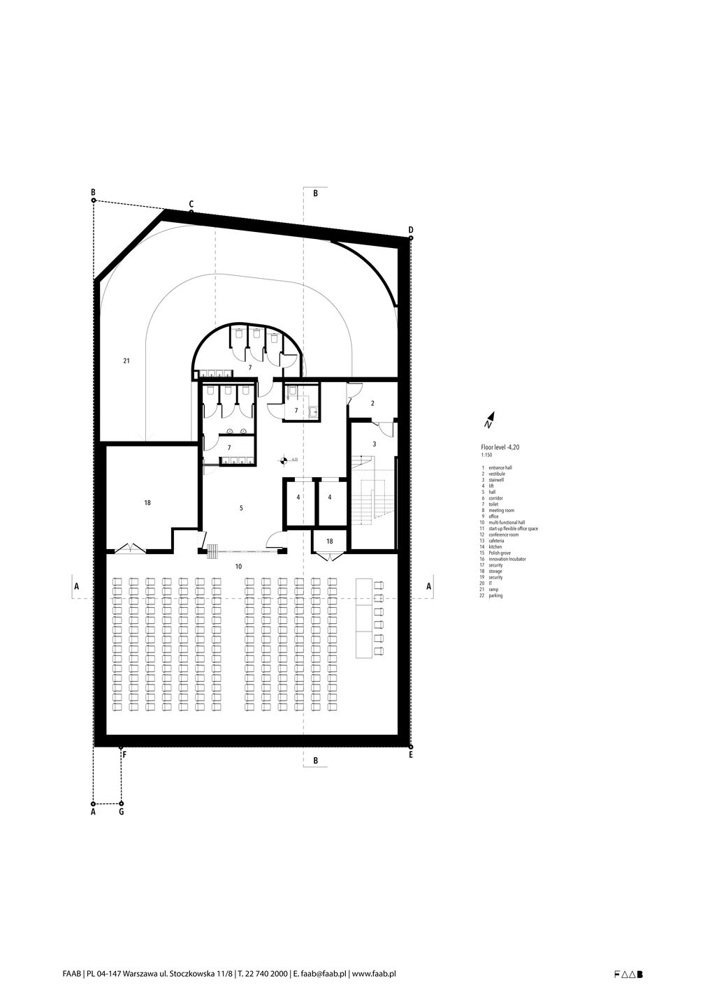 Typical floor level -4,20