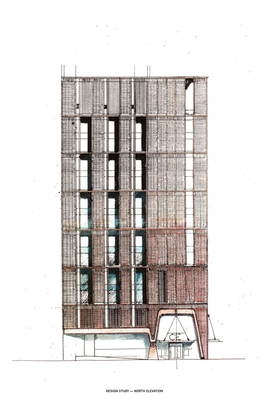 Rendered North Elevation