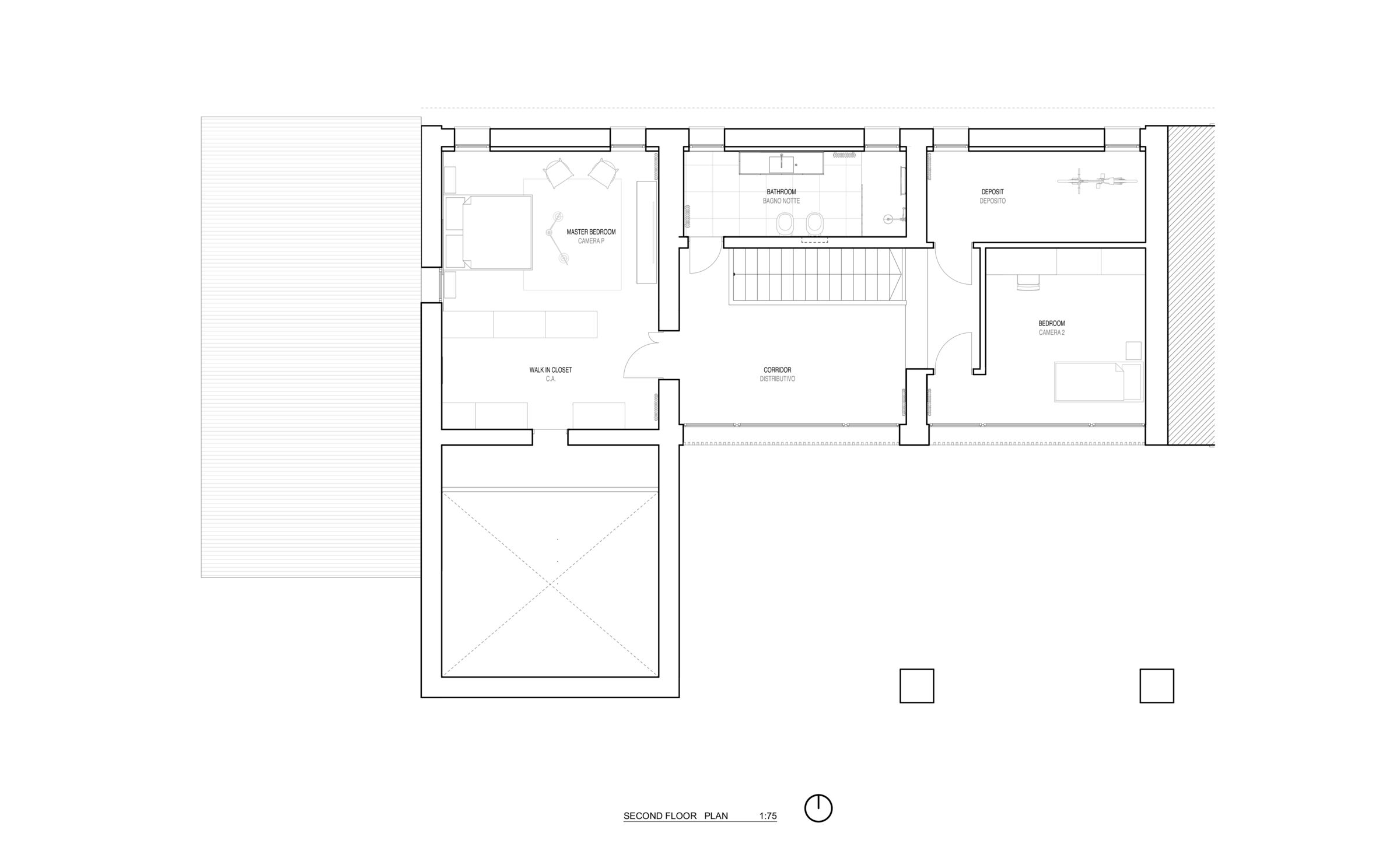 secomd floor plan