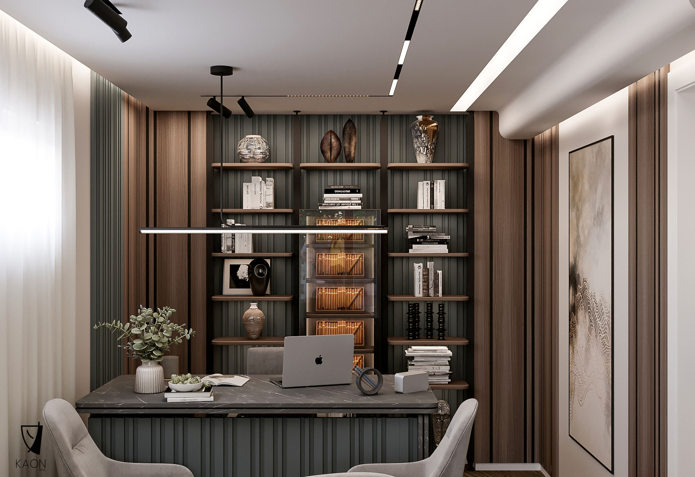 Home Office Design: KAON line Client: Private Location: Prishtinë, Kosovë