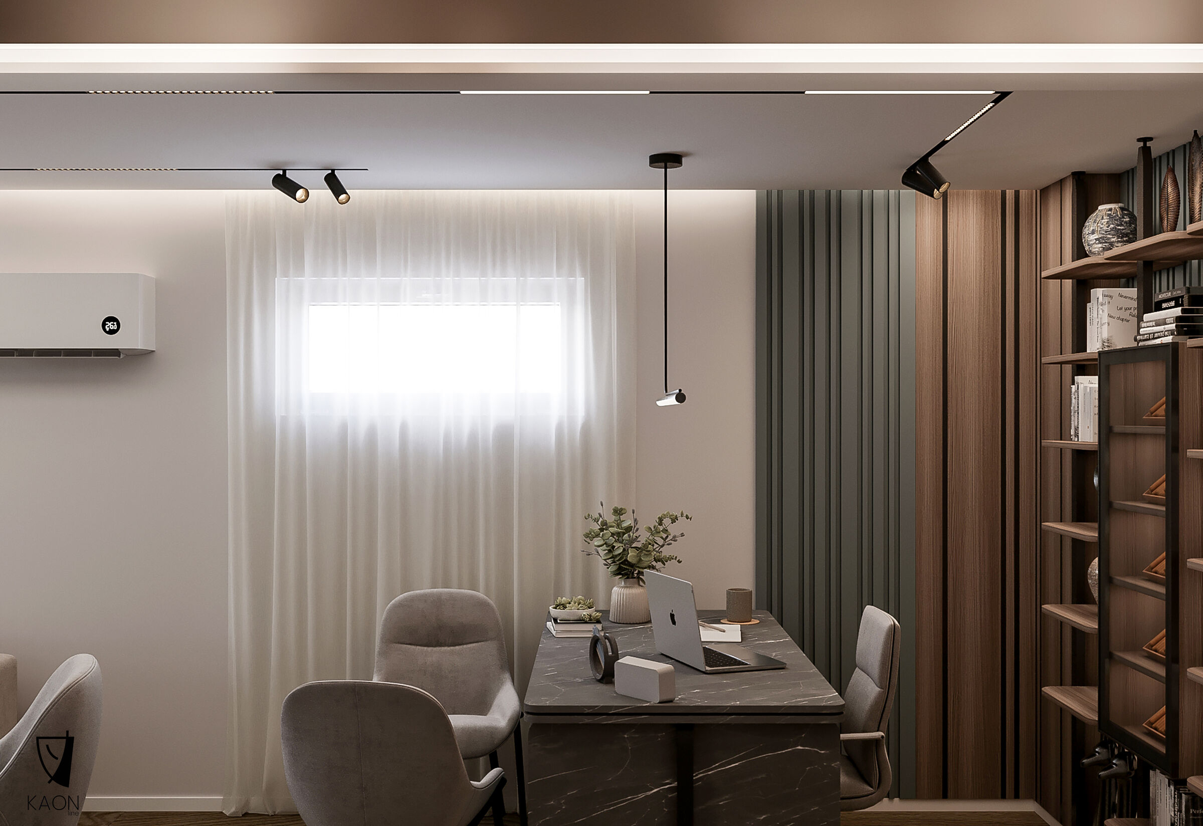 Home Office Design: KAON line Client: Private Location: Prishtinë, Kosovë