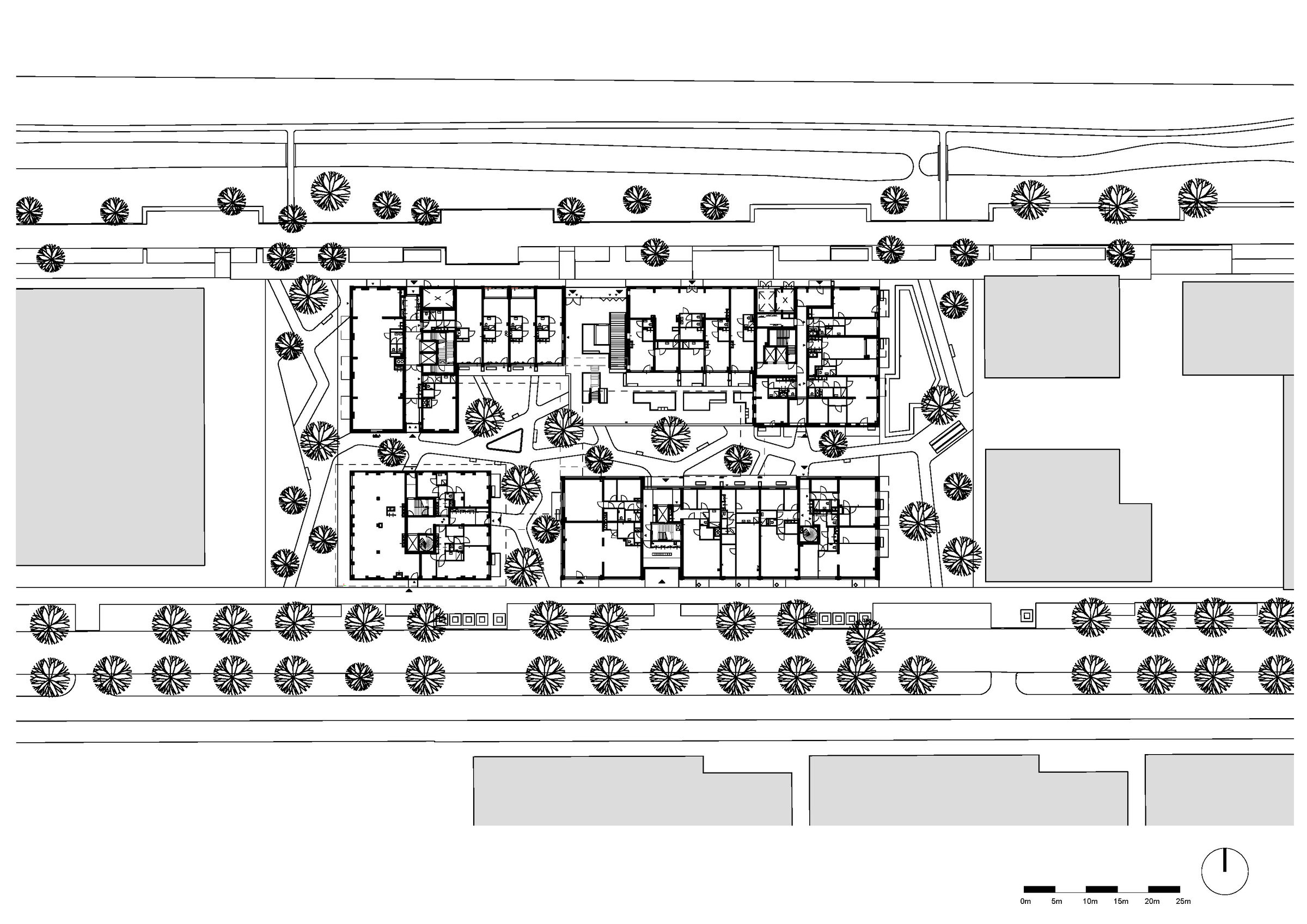 Situatietekening Roof Garden