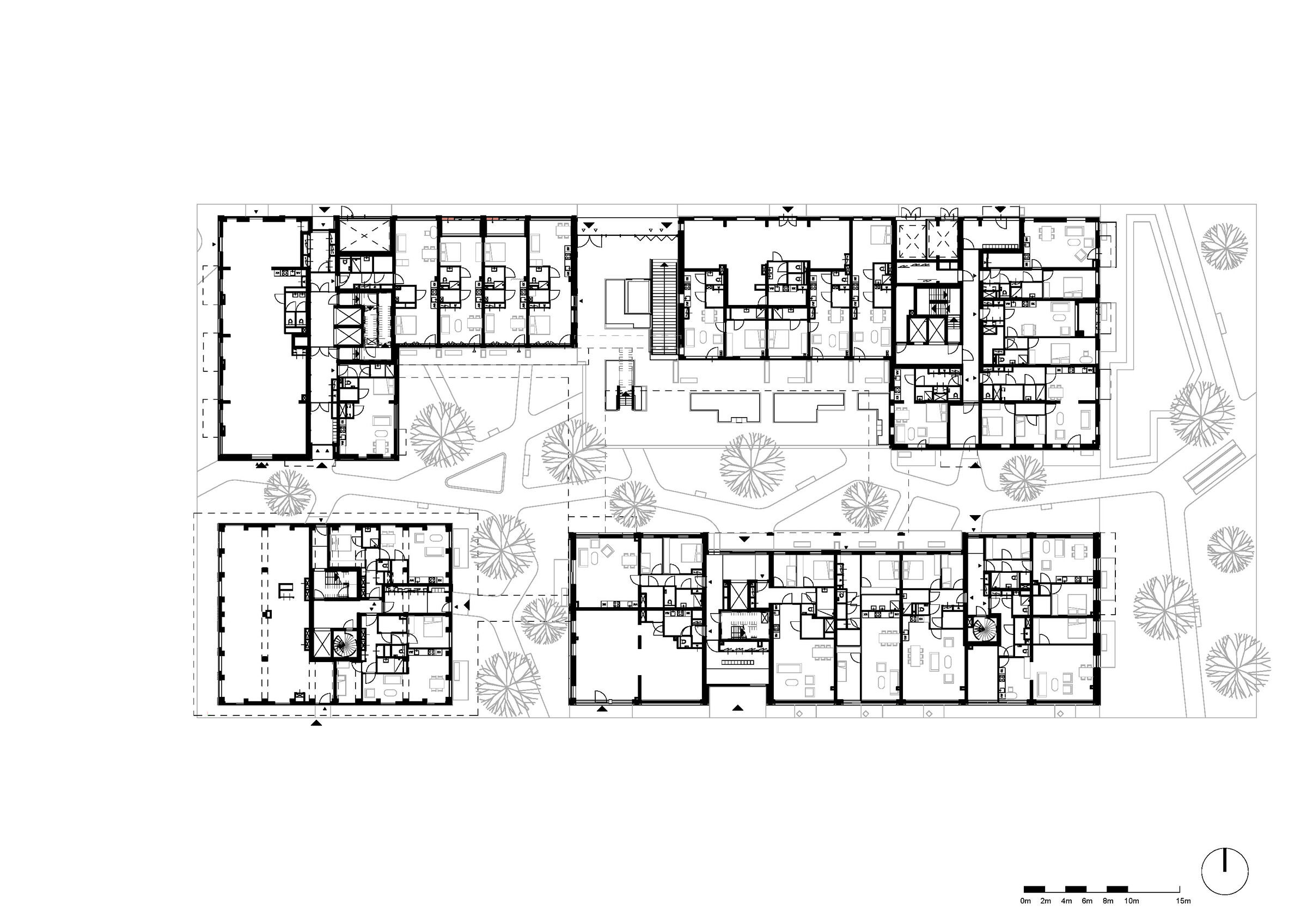 Plattegrond begane grond Roof Garden