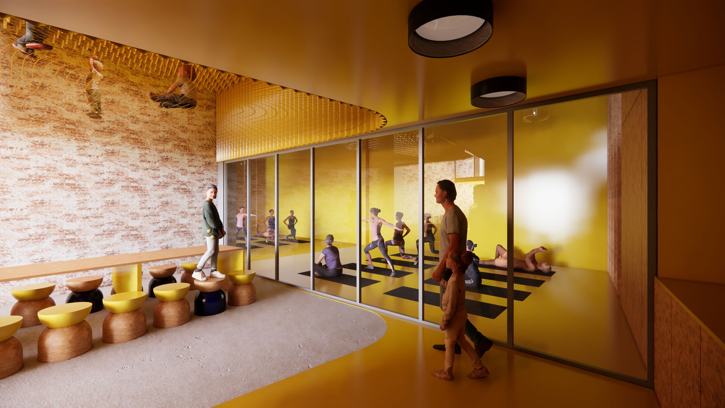Classroom and dinning area view