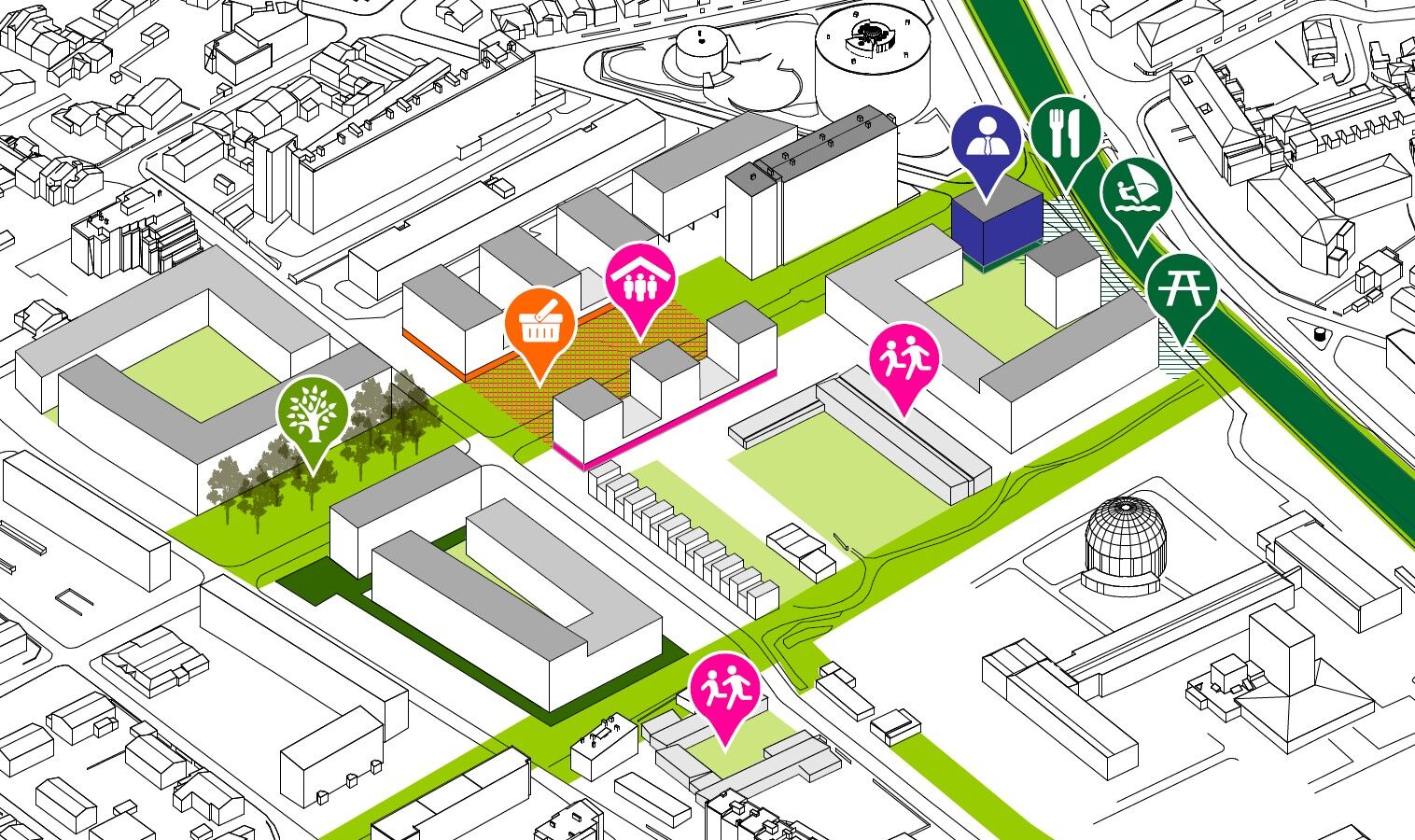 Neighborhood scale approach